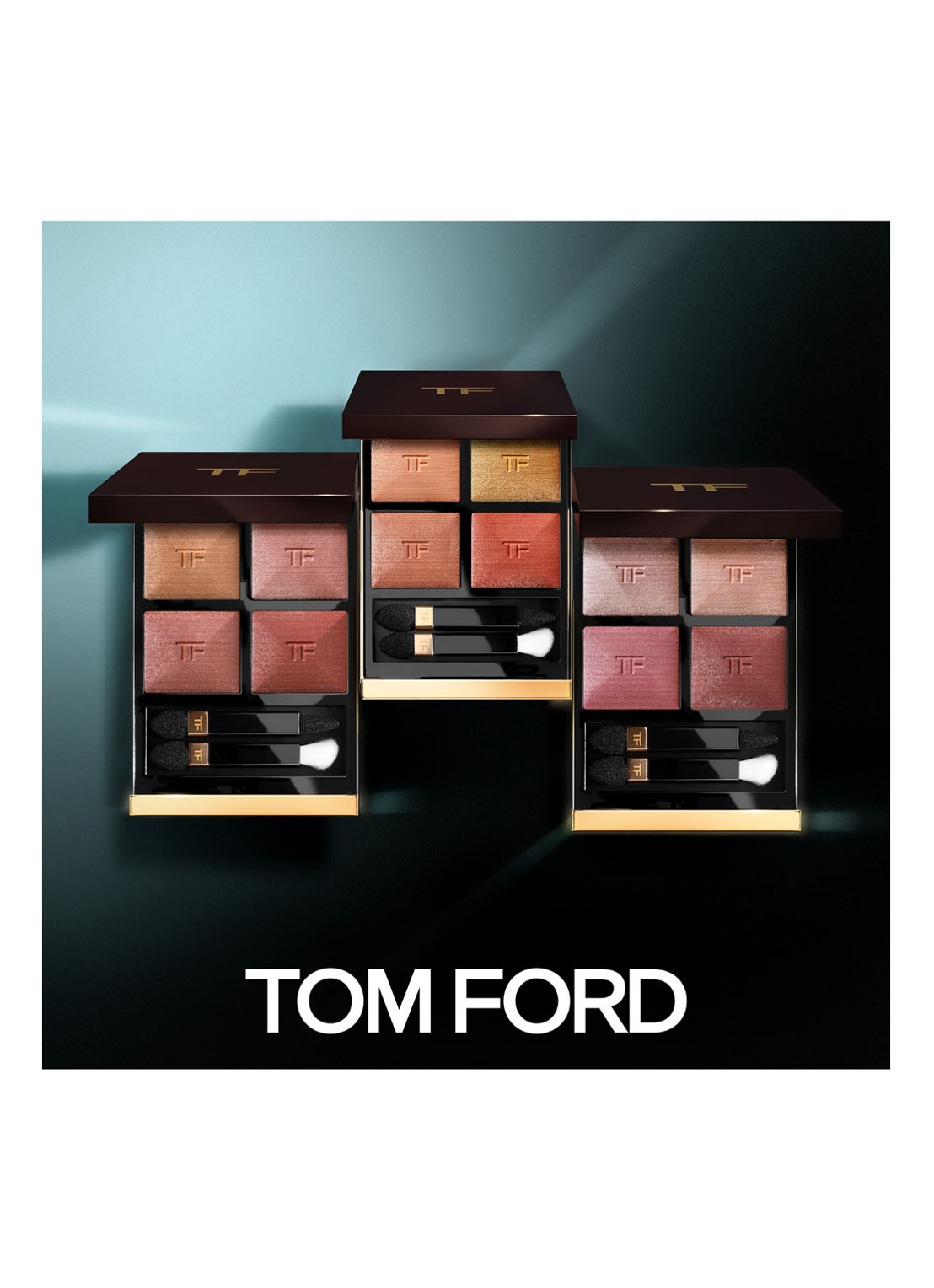 Tom Ford Eye Color Quad - oogschaduw palette - detail 2 40 golden hour