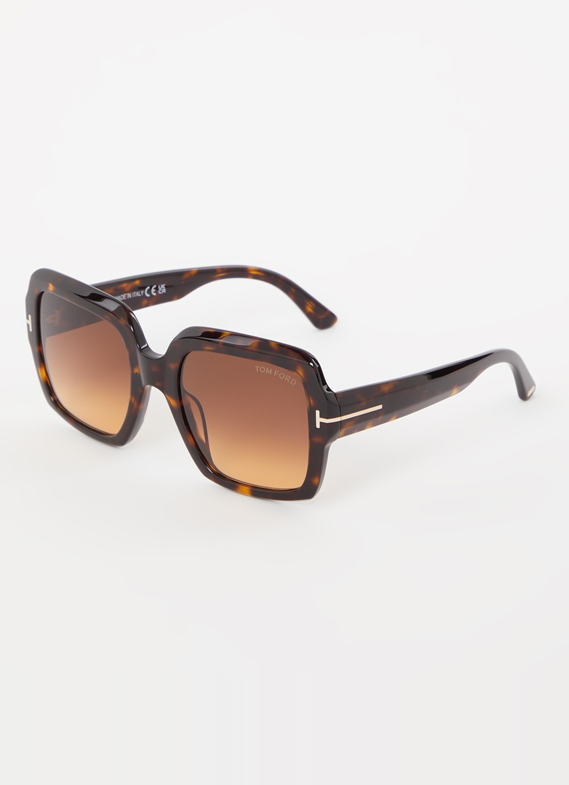 TOM FORD Kaya zonnebril FT1082 - voorkant donkerbruin
