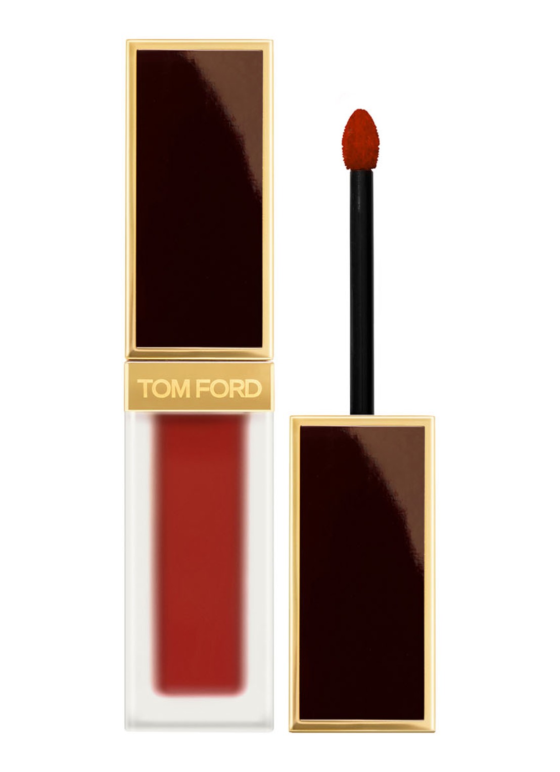 Tom Ford Liquid Lip Luxe Matte - liquid lipstick - voorkant 123 devoted