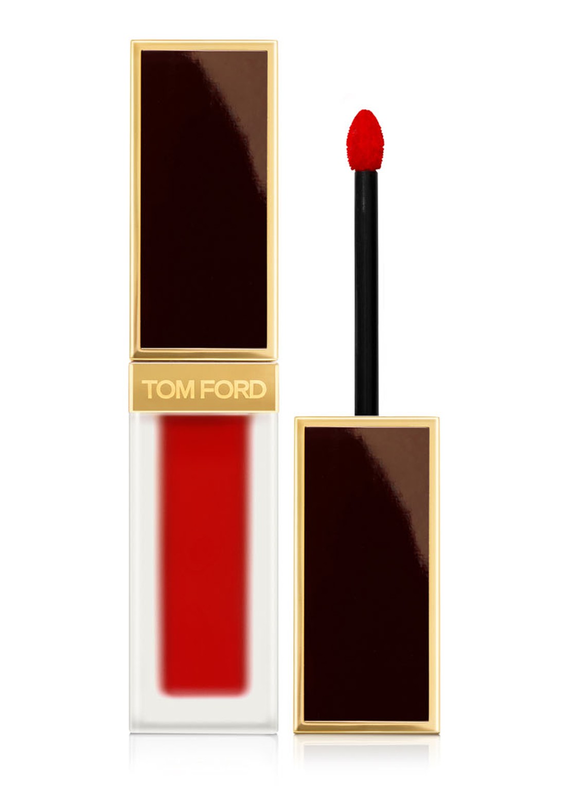 Tom Ford Liquid Lip Luxe Matte - liquid lipstick - voorkant 5 16 scarlet rouge