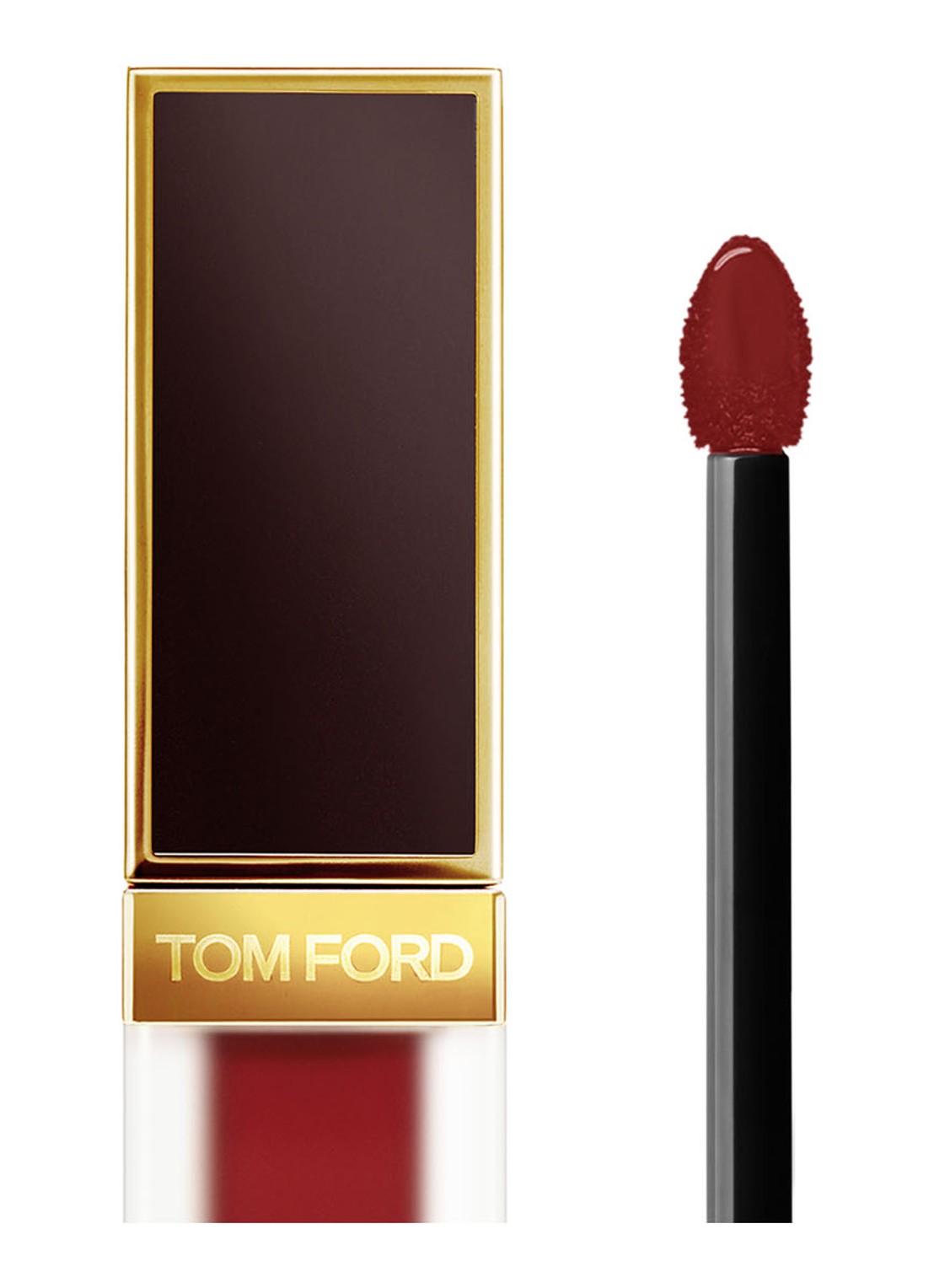 Tom Ford Liquid Lip Luxe Matte - vloeibare lipstick - detail 2 130 rose dusk
