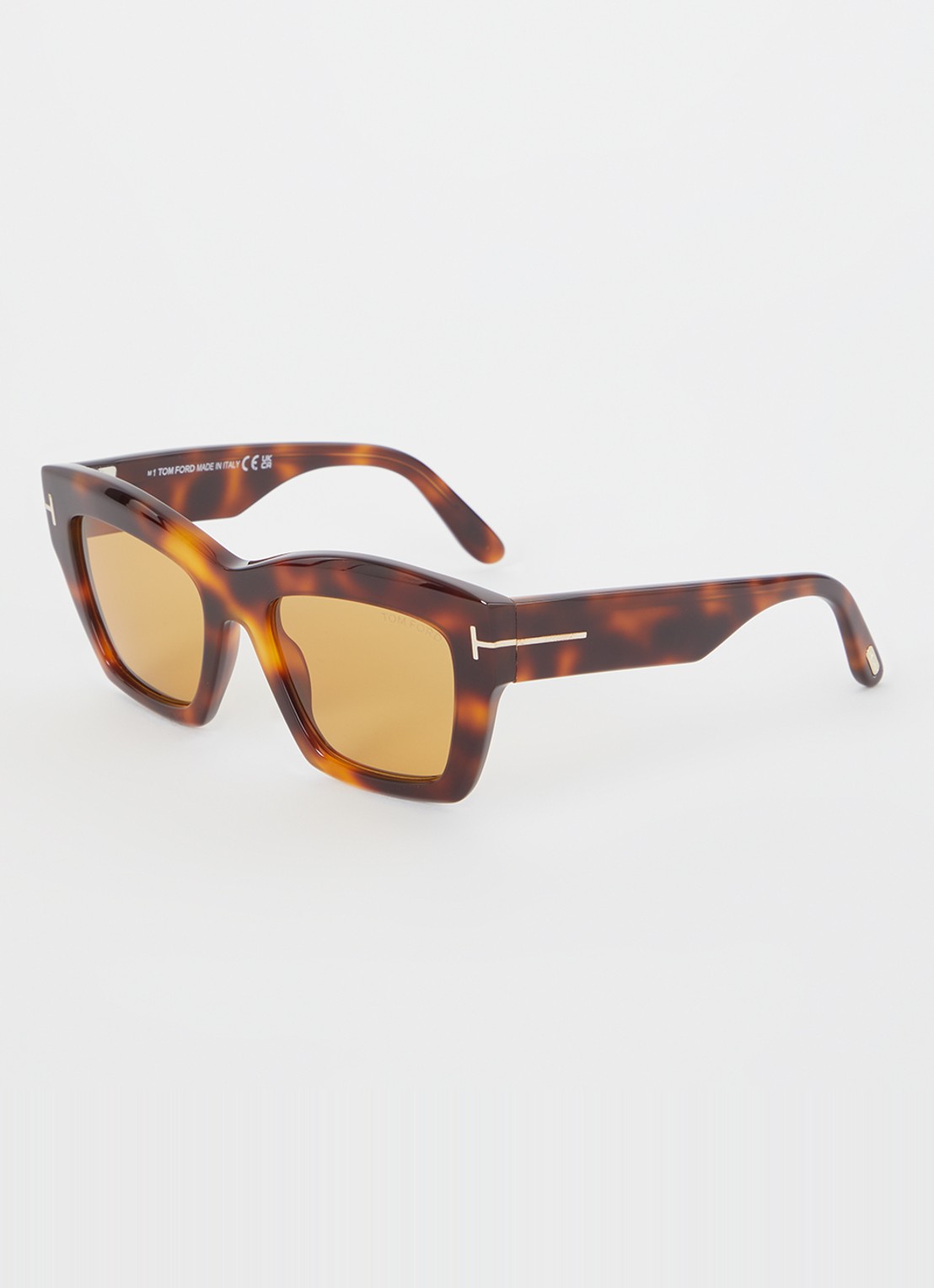 TOM FORD Luna zonnebril FT1191 - voorkant 4 roestbruin