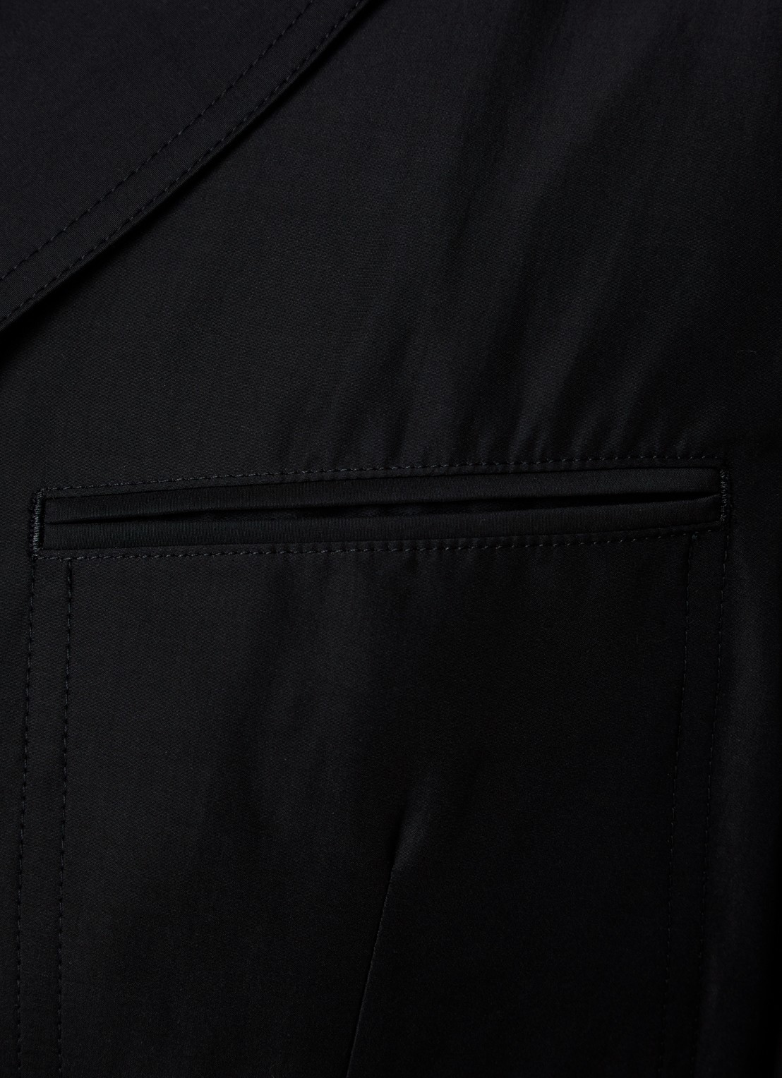Tom Ford Parachute regular fit colbert met paspelzakken - detail 8 zwart