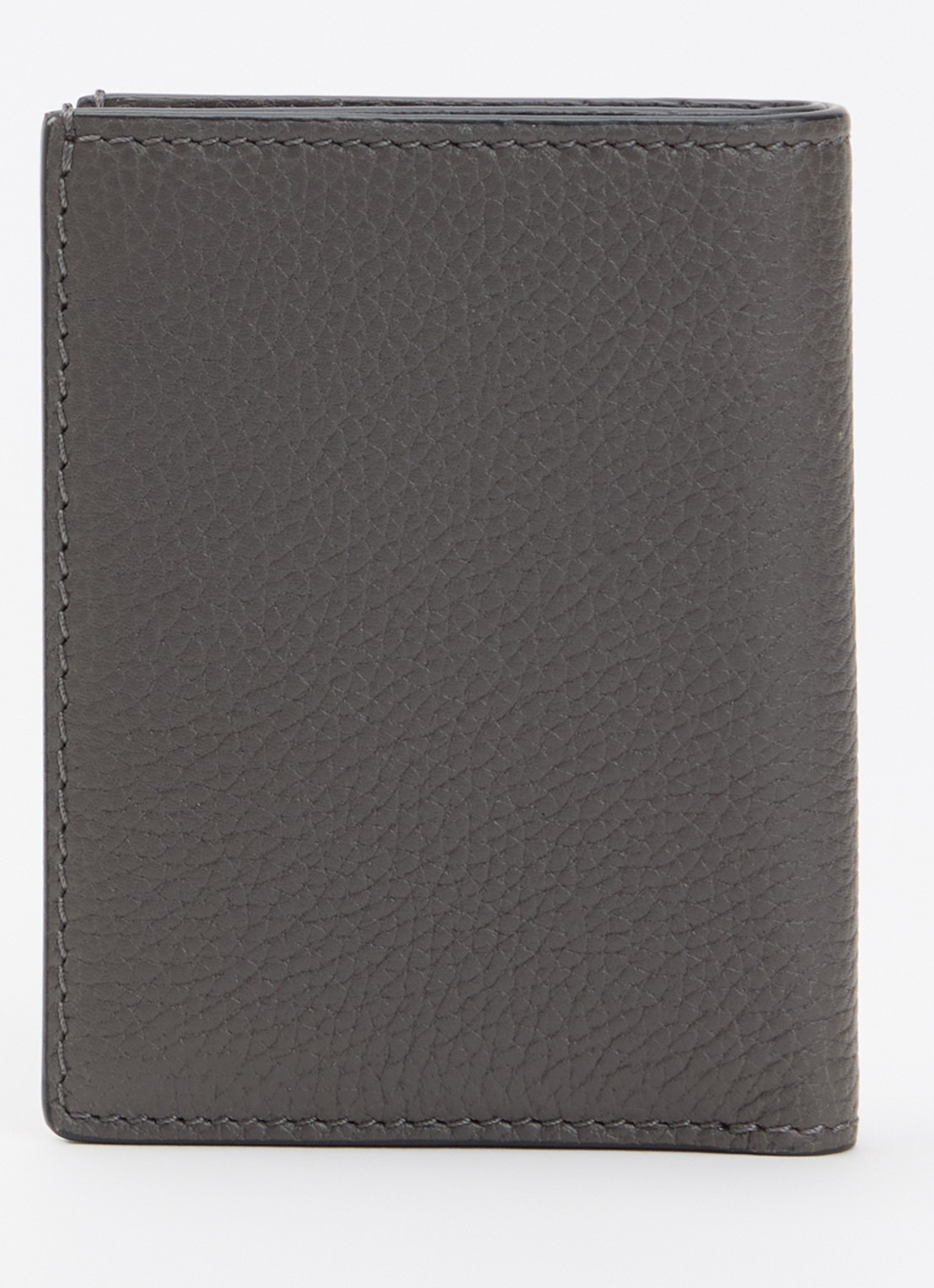 TOM FORD Portemonnee van kalfsleer met logo - achterkant 3 grijs