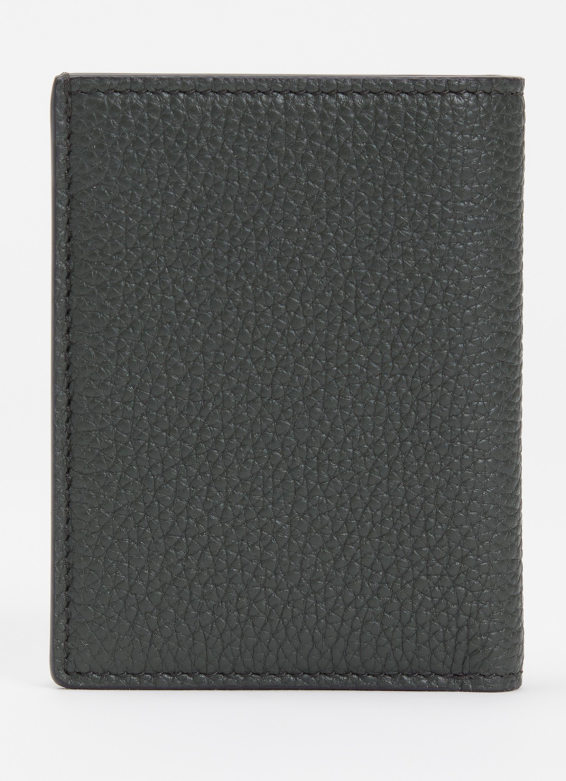 TOM FORD Portemonnee van kalfsleer met logo - achterkant 3 groen