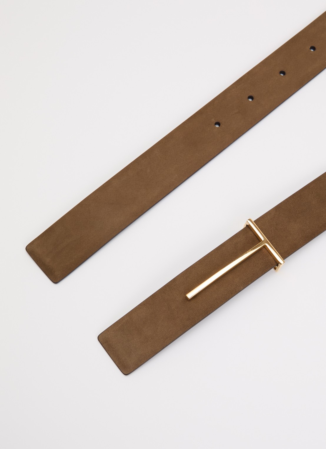 Tom Ford Riem van leer - detail 2 bruin
