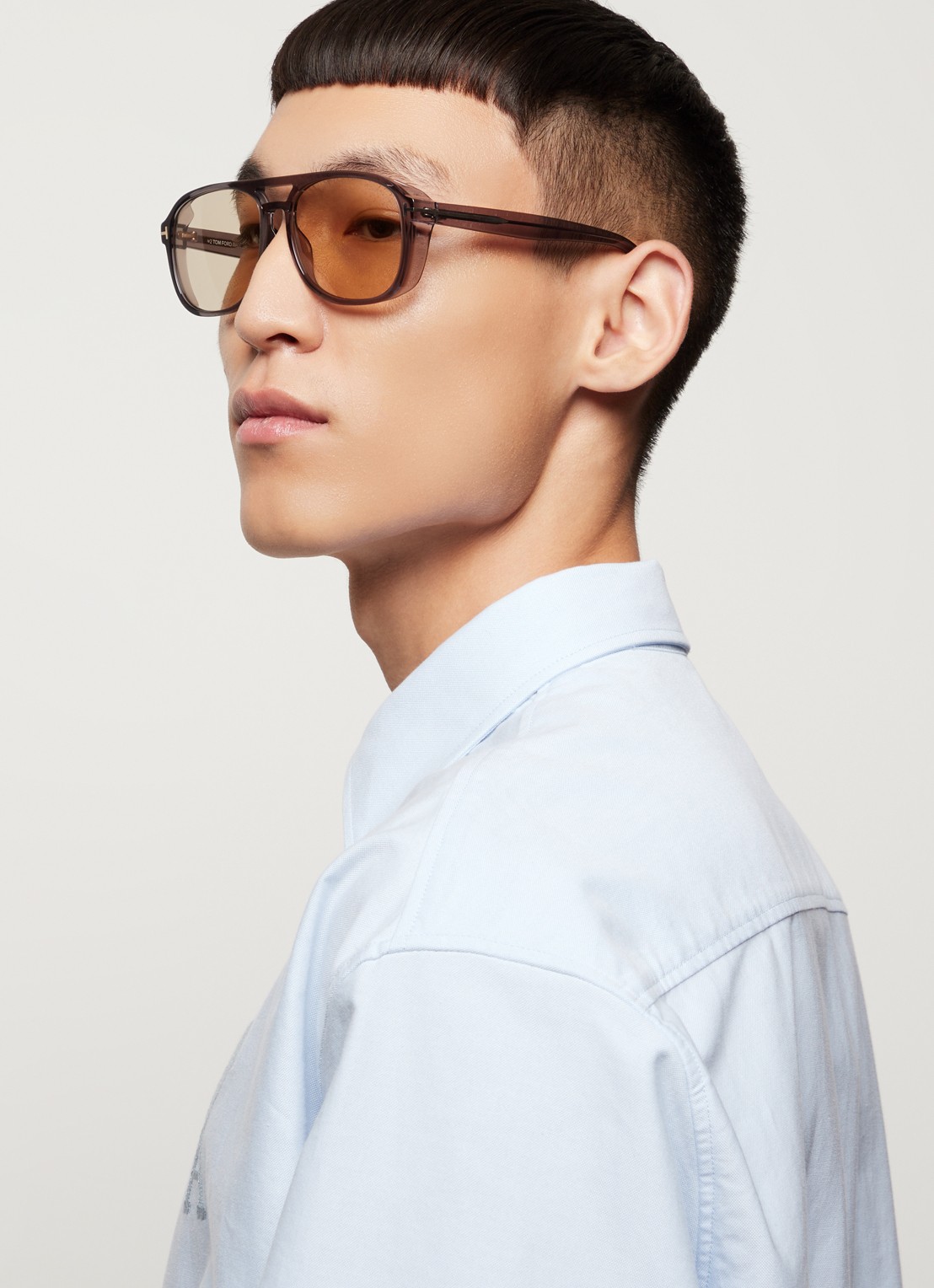 TOM FORD Rosco zonnebril TR001630 - voorkant 5 grijs