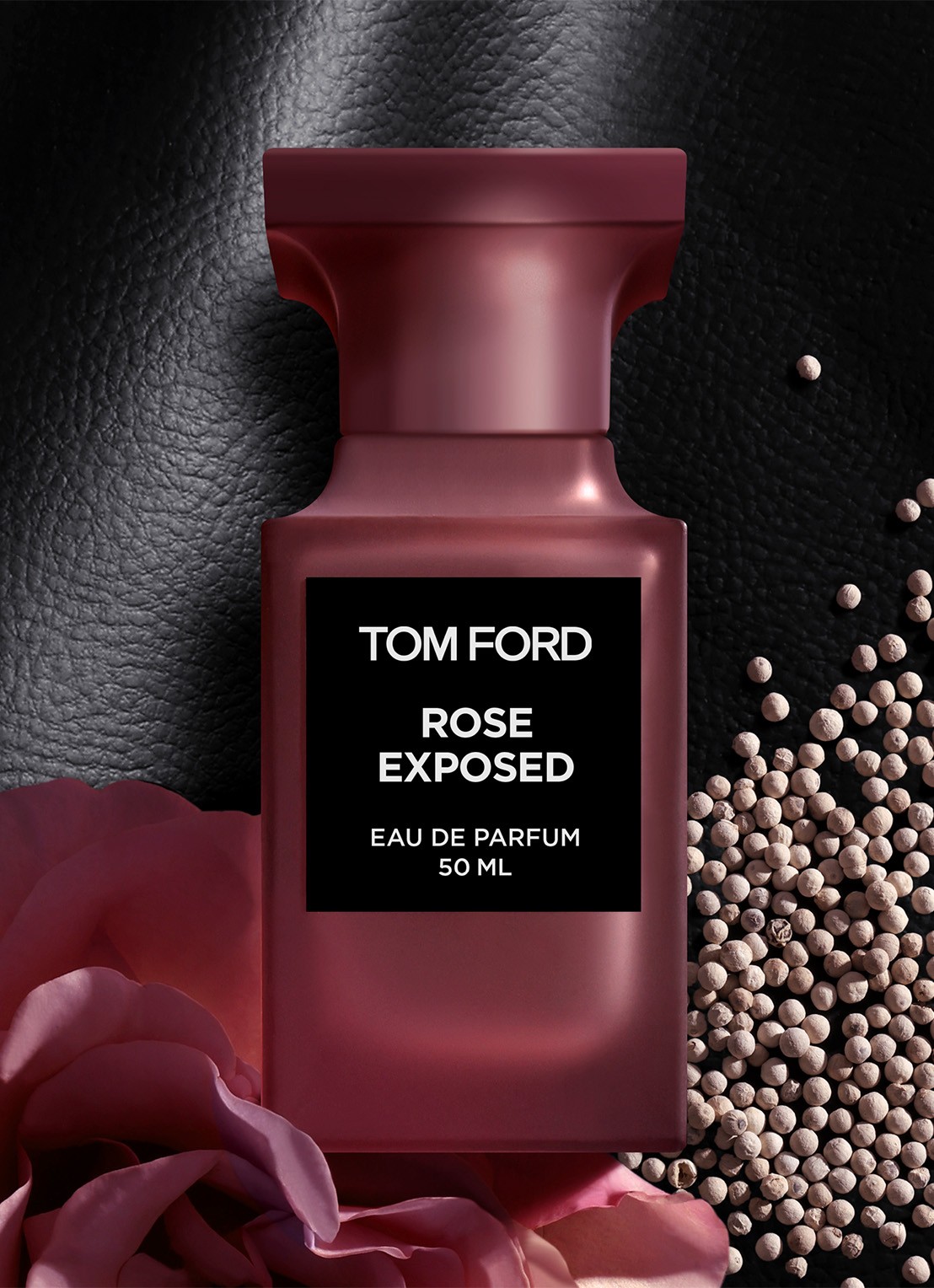 Tom Ford Rose Exposed Eau de Parfum - voorkant 2 beige