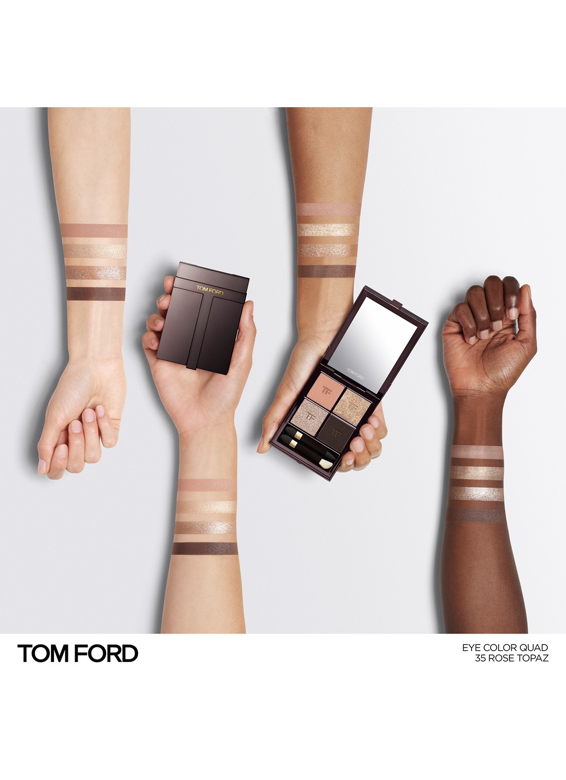 TOM FORD Runway Eye Color Quad Crème -  oogschaduw palette - detail 4 35 rose topaz