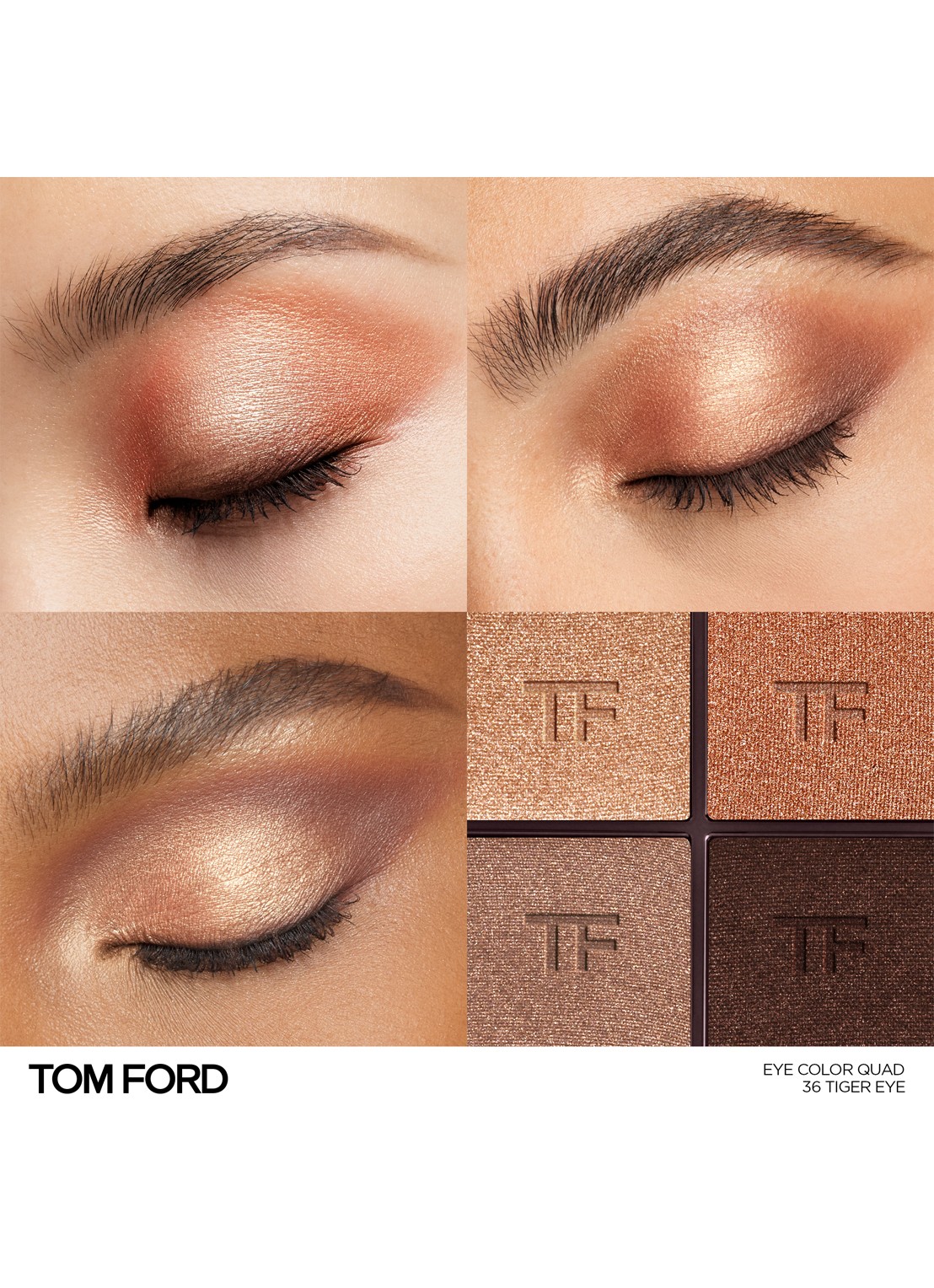 TOM FORD Runway Eye Color Quad Crème -  oogschaduw palette - detail 3 36 tiger eye