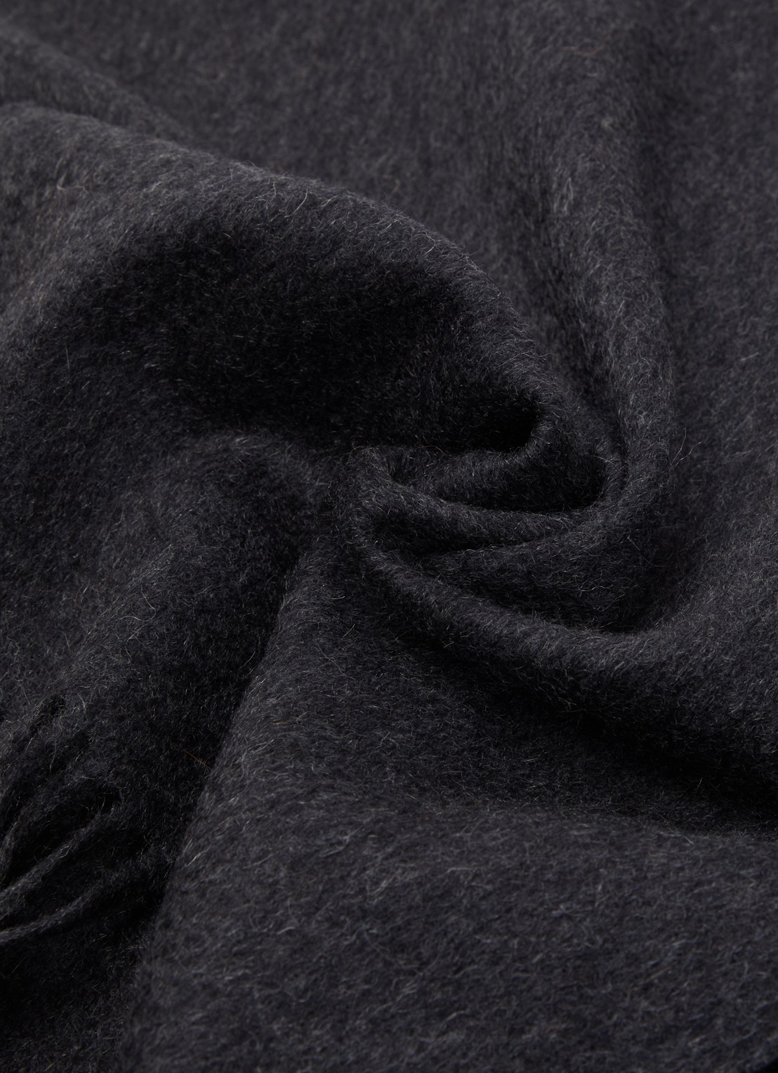 TOM FORD Sjaal van kasjmier 35 x 196 cm  - detail 2 antraciet