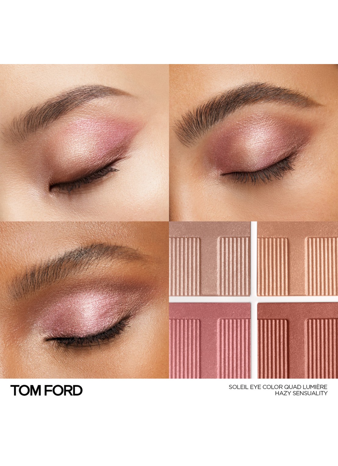TOM FORD Soleil Eye Color Quad - oogschaduw palette - voorkant 2 hazy sensuality