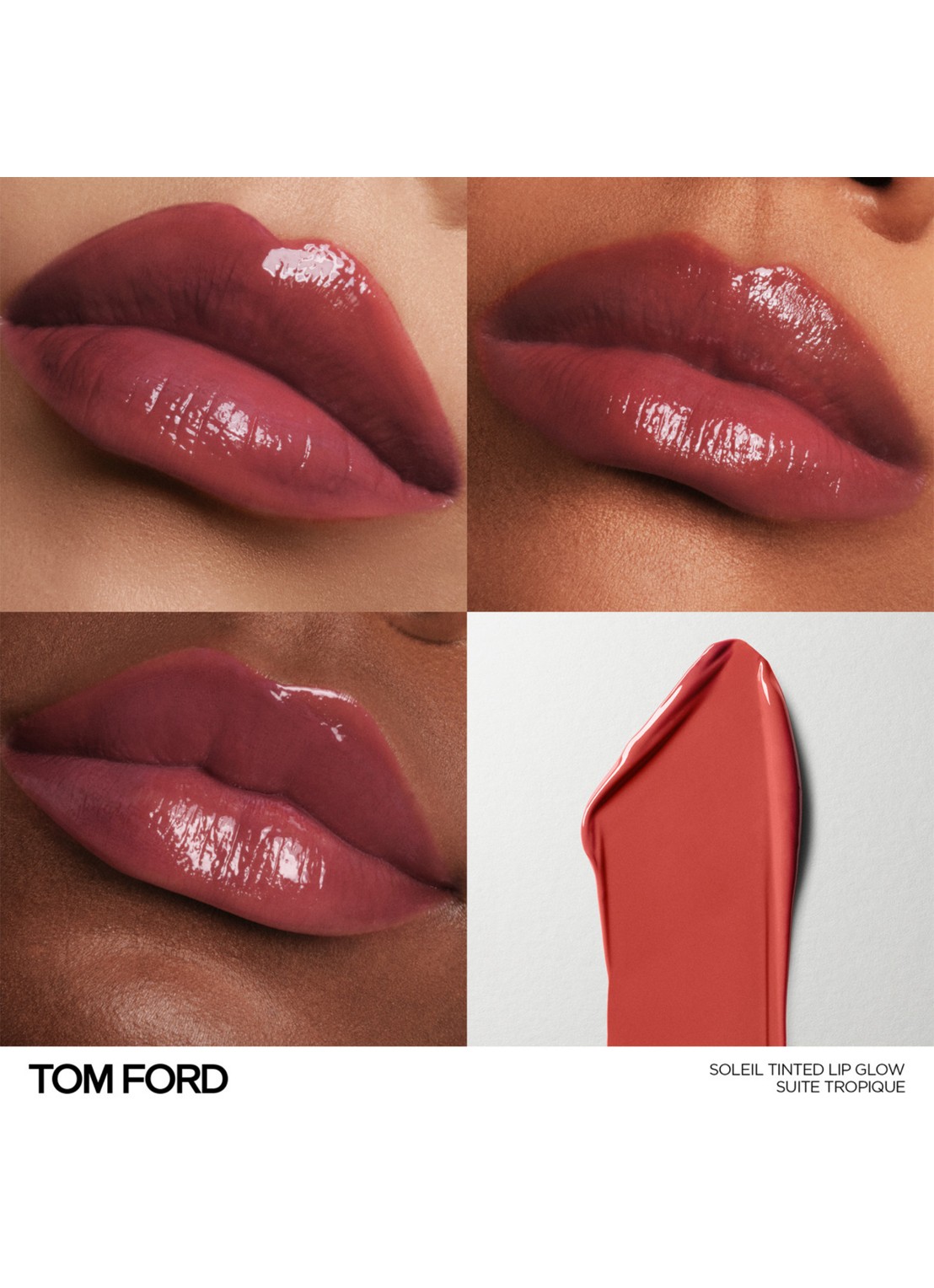 TOM FORD Soleil Tinted Lip Glow - lipgloss - voorkant 2 suite tropique