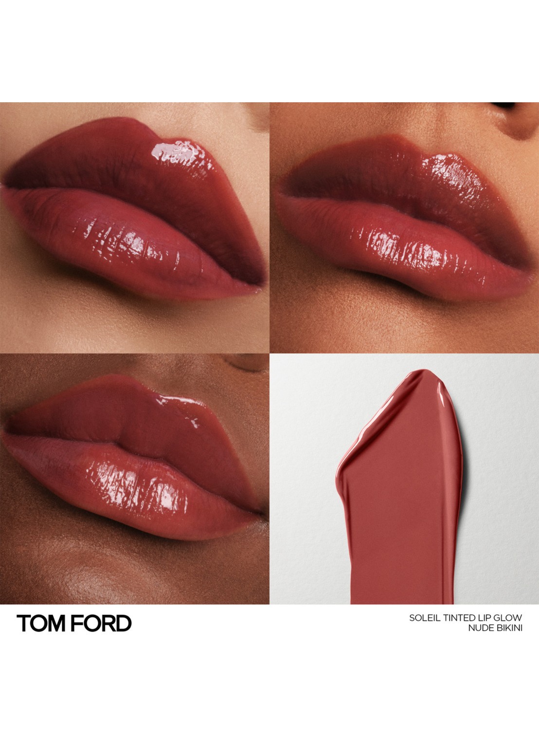 TOM FORD Soleil Tinted Lip Glow - lipgloss - voorkant 2 nude bikini