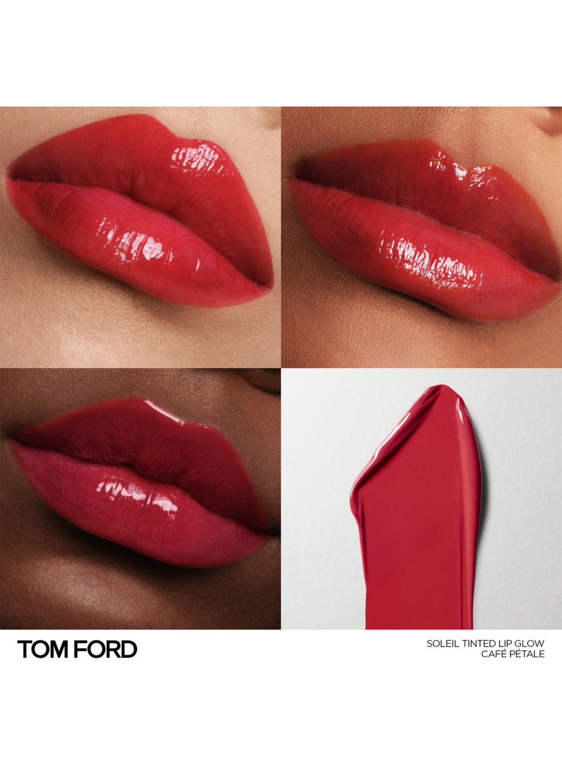 TOM FORD Soleil Tinted Lip Glow - lipgloss - voorkant 4 café pétale