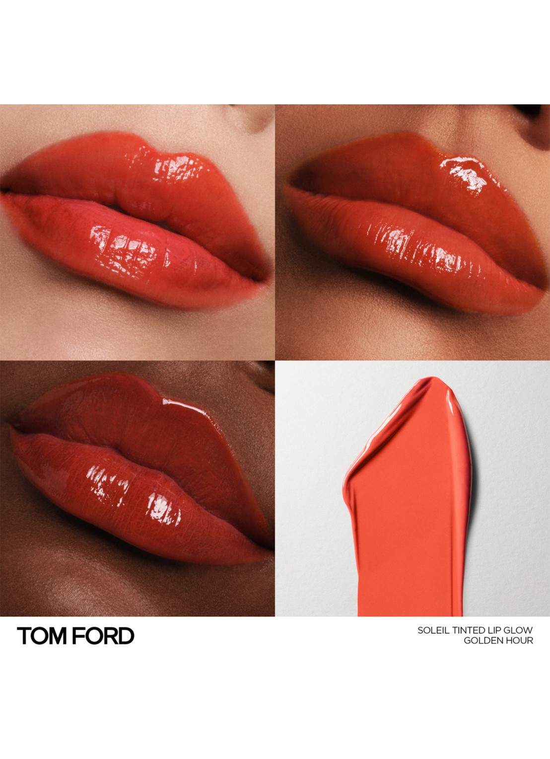TOM FORD Soleil Tinted Lip Glow - lipgloss - voorkant 2 golden hour
