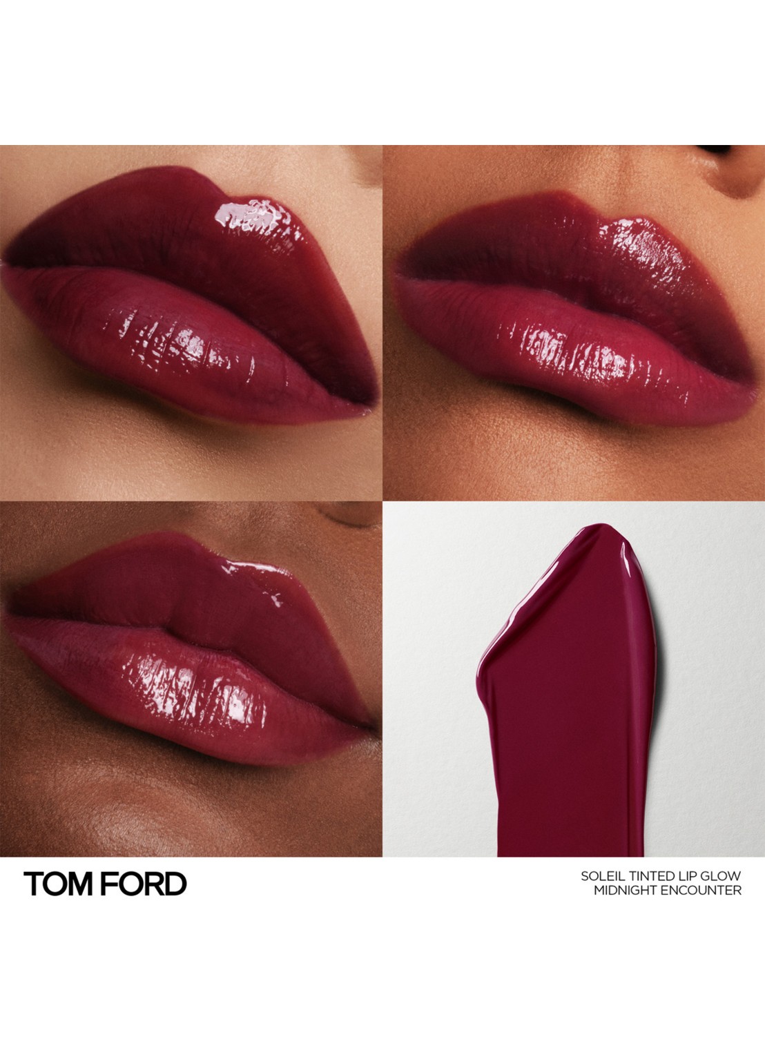 TOM FORD Soleil Tinted Lip Glow - lipgloss - voorkant 2 midnight encounter