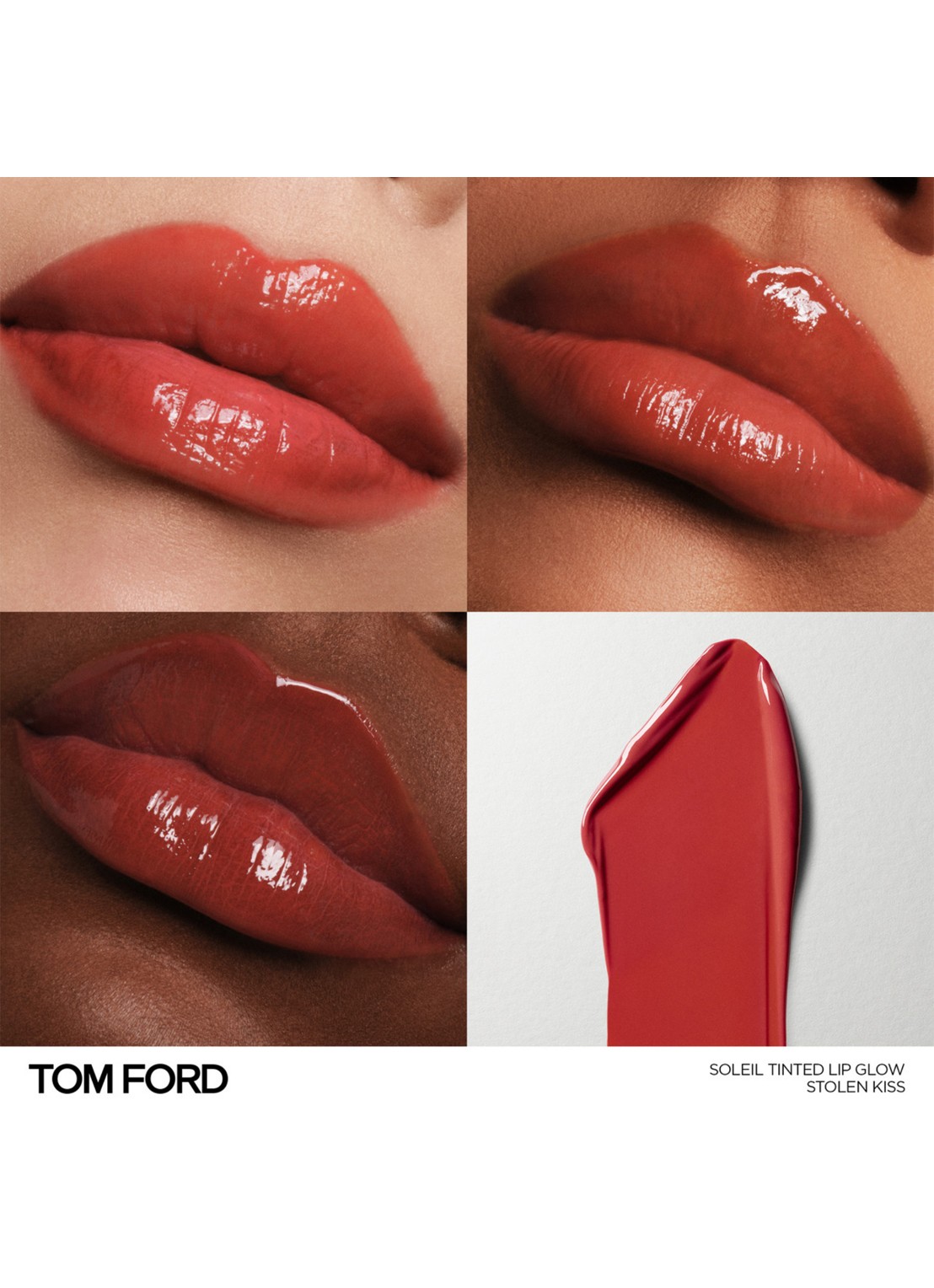 TOM FORD Soleil Tinted Lip Glow - lipgloss - voorkant 4 stolen kiss
