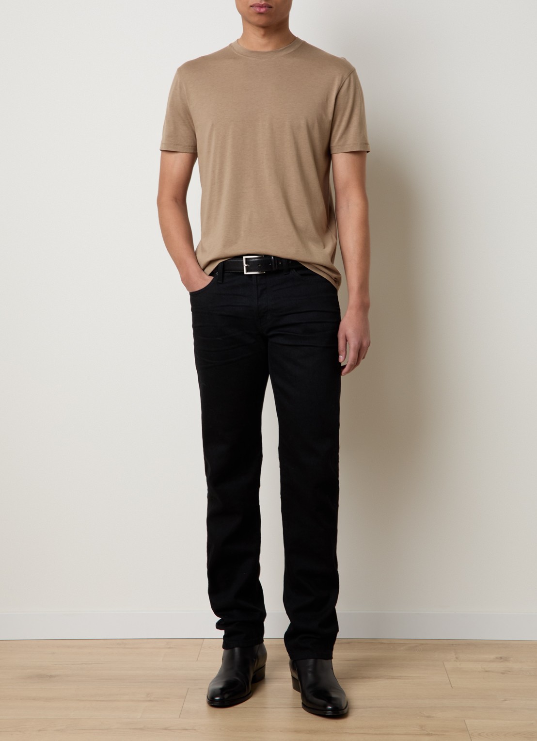 Tom Ford T-Shirt  - voorkant 5 khaki