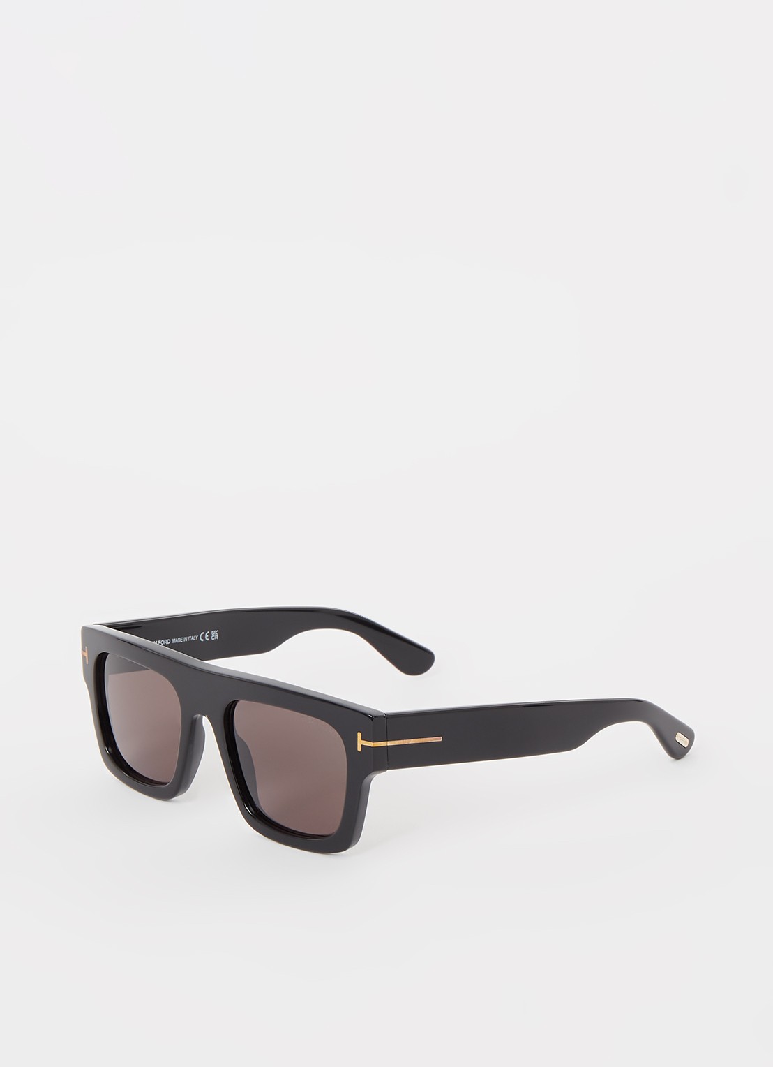 TOM FORD TOM FORD *FT0711 53 Blk Shn Gr - voorkant zwart