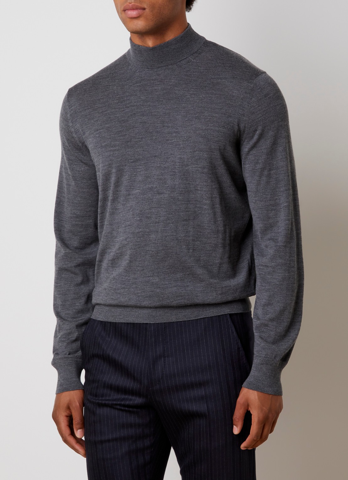 TOM FORD Trui van wol - detail grijs