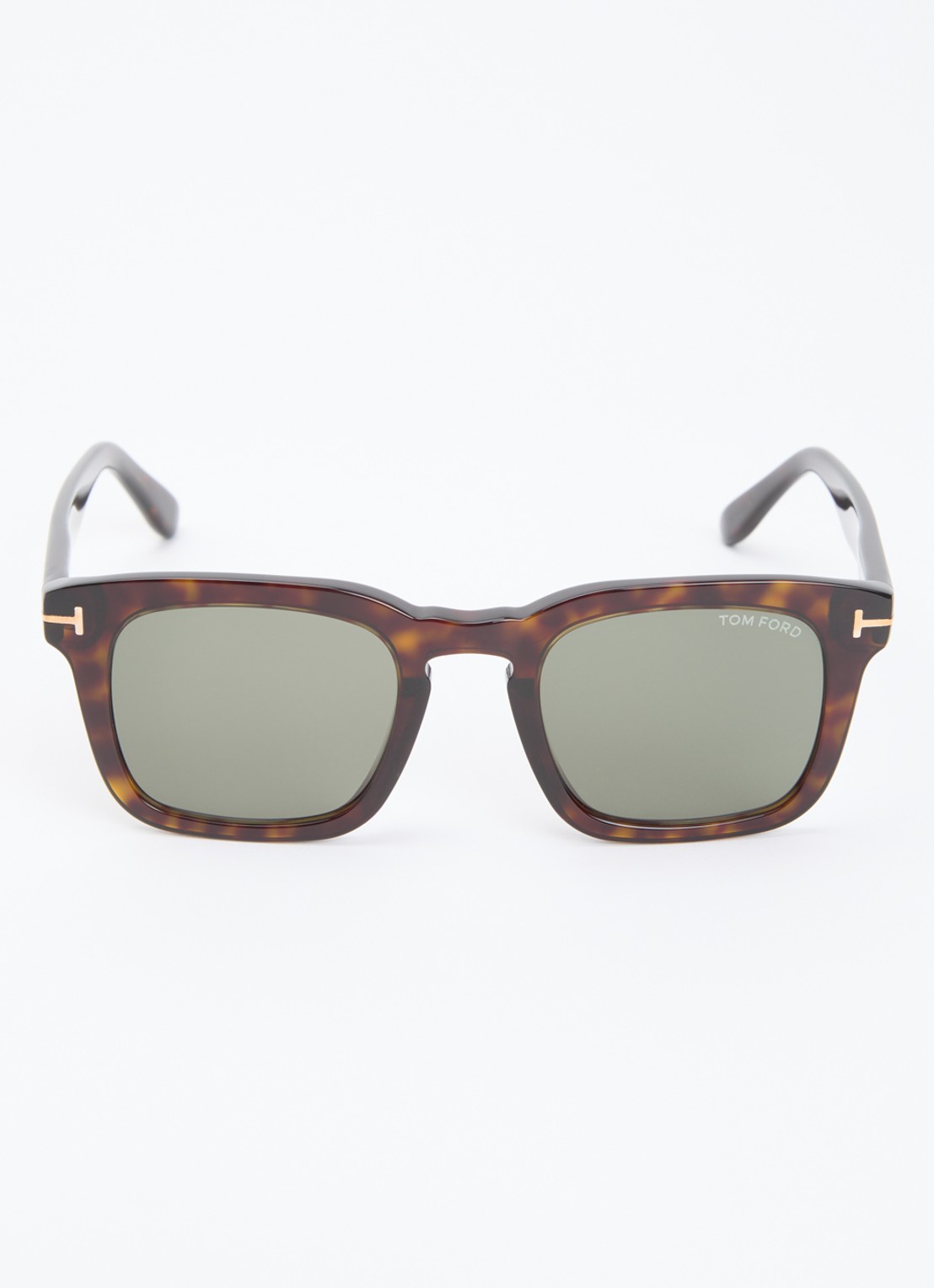 TOM FORD Wayfarer zonnebril FT0751 - detail 2 donkerbruin