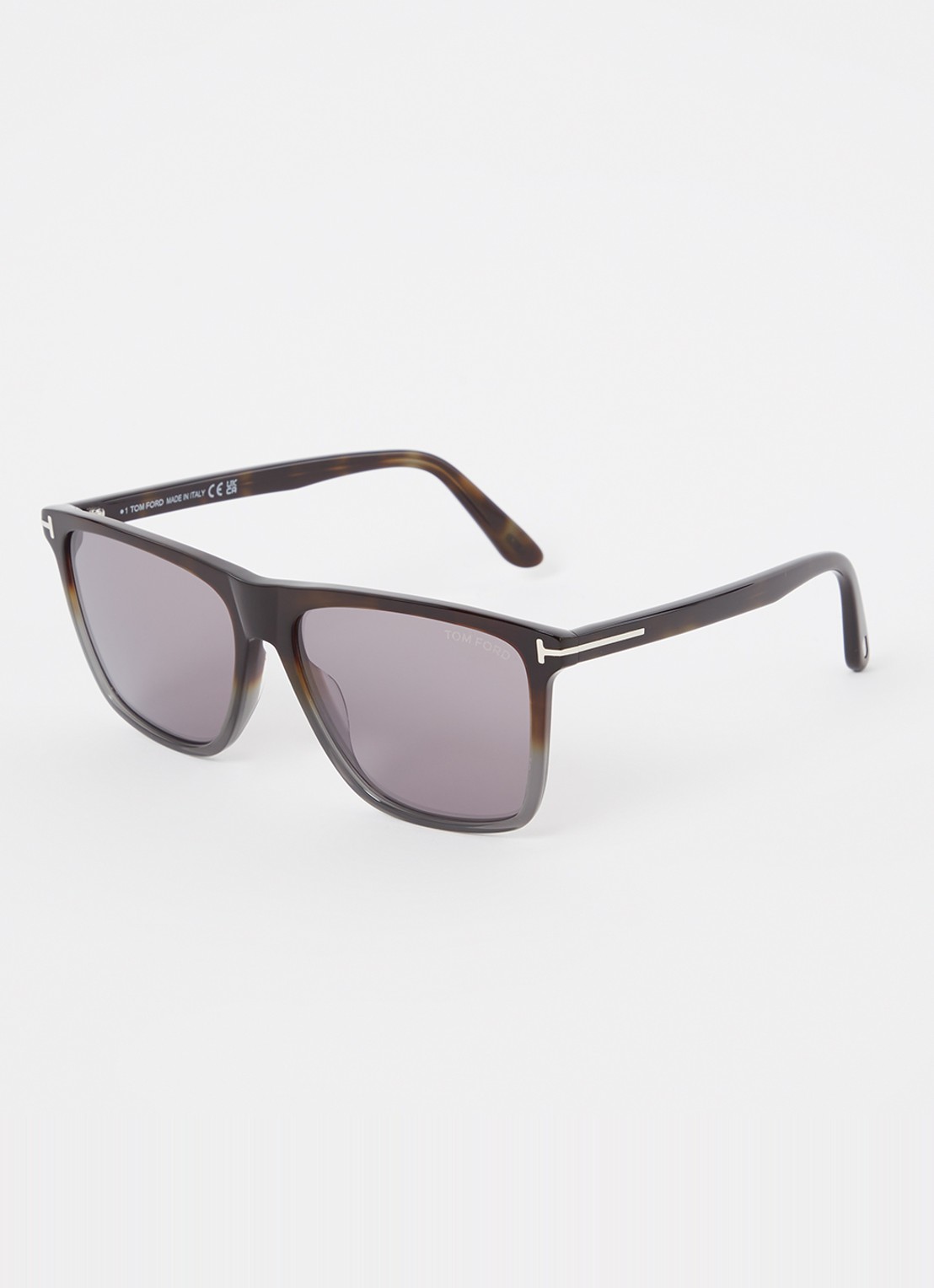 TOM FORD Wayfarer zonnebril FT0832 - voorkant donkerbruin