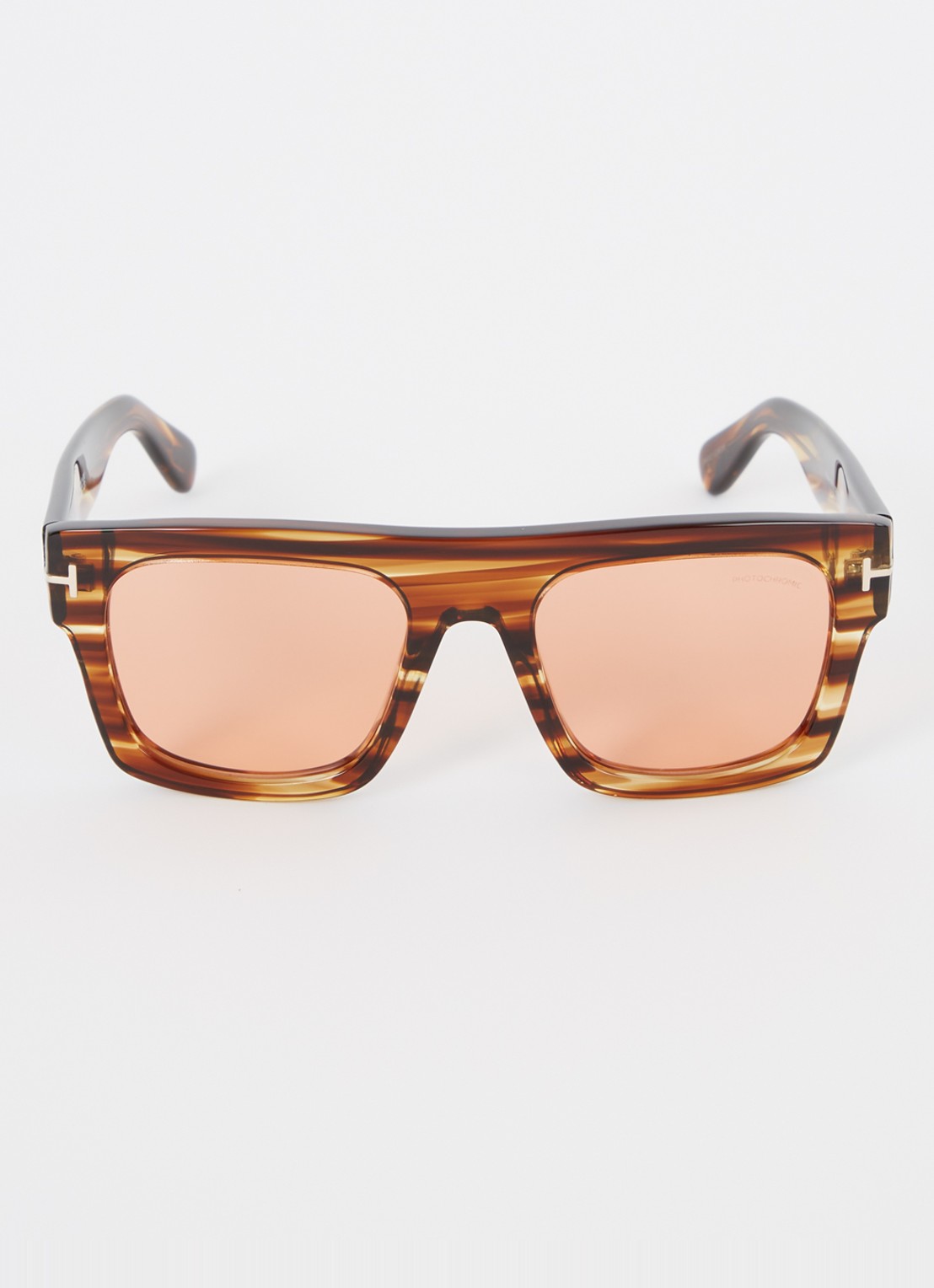 TOM FORD Wayfarer zonnebril TF0711 - detail bruin