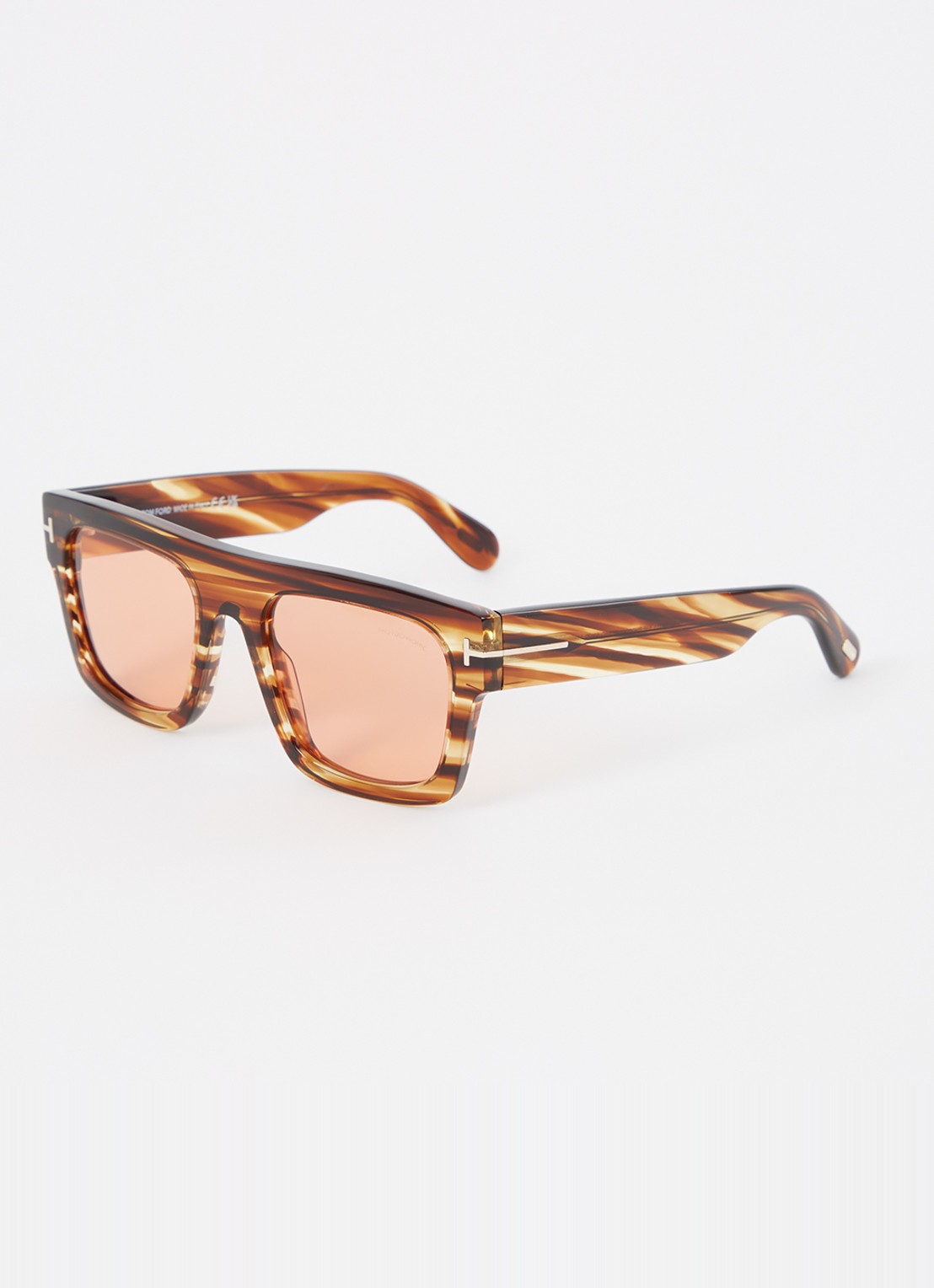 TOM FORD Wayfarer zonnebril TF0711 - voorkant 4 bruin