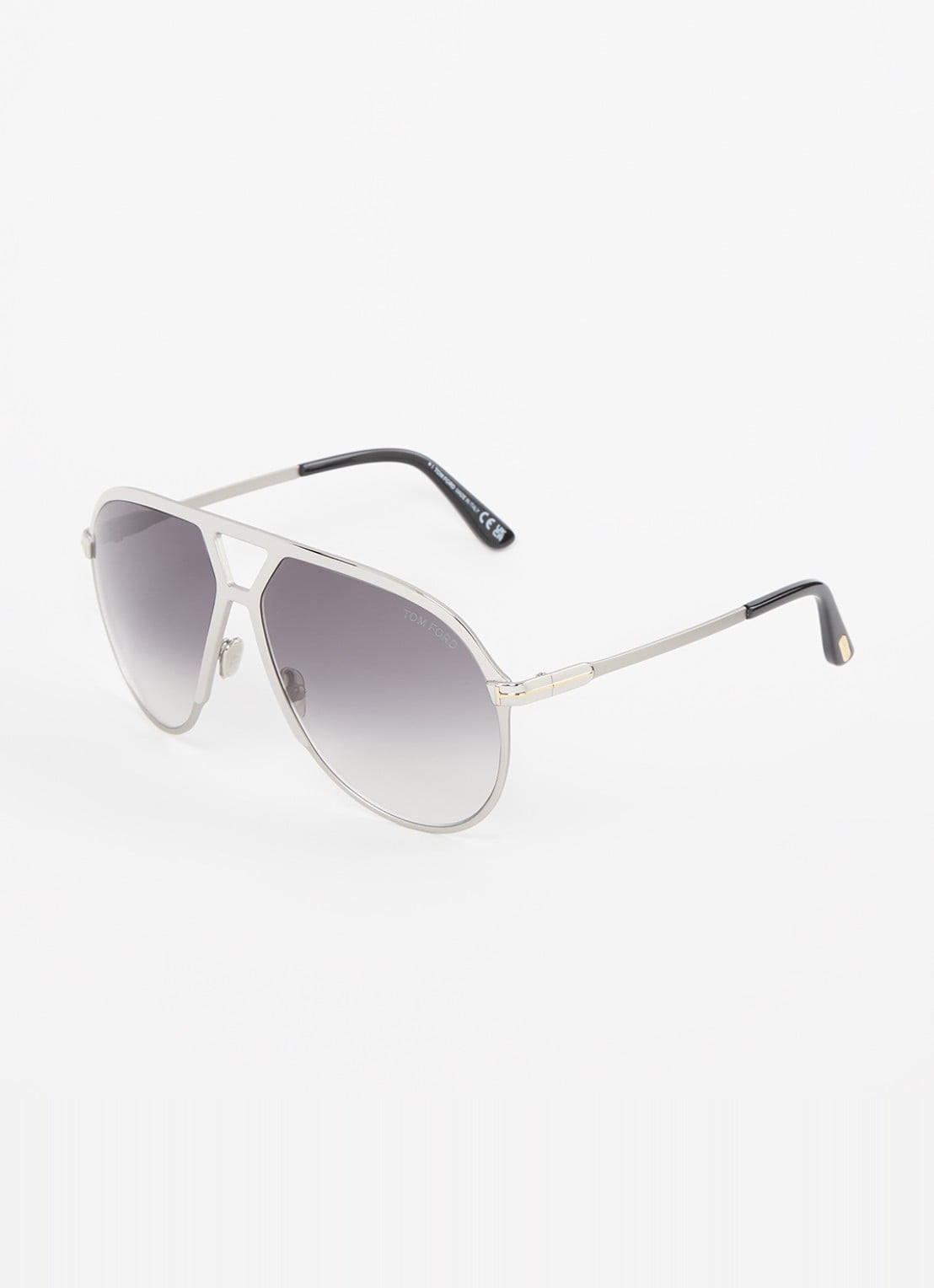 TOM FORD Xavier zonnebril FT1060 - voorkant zilver