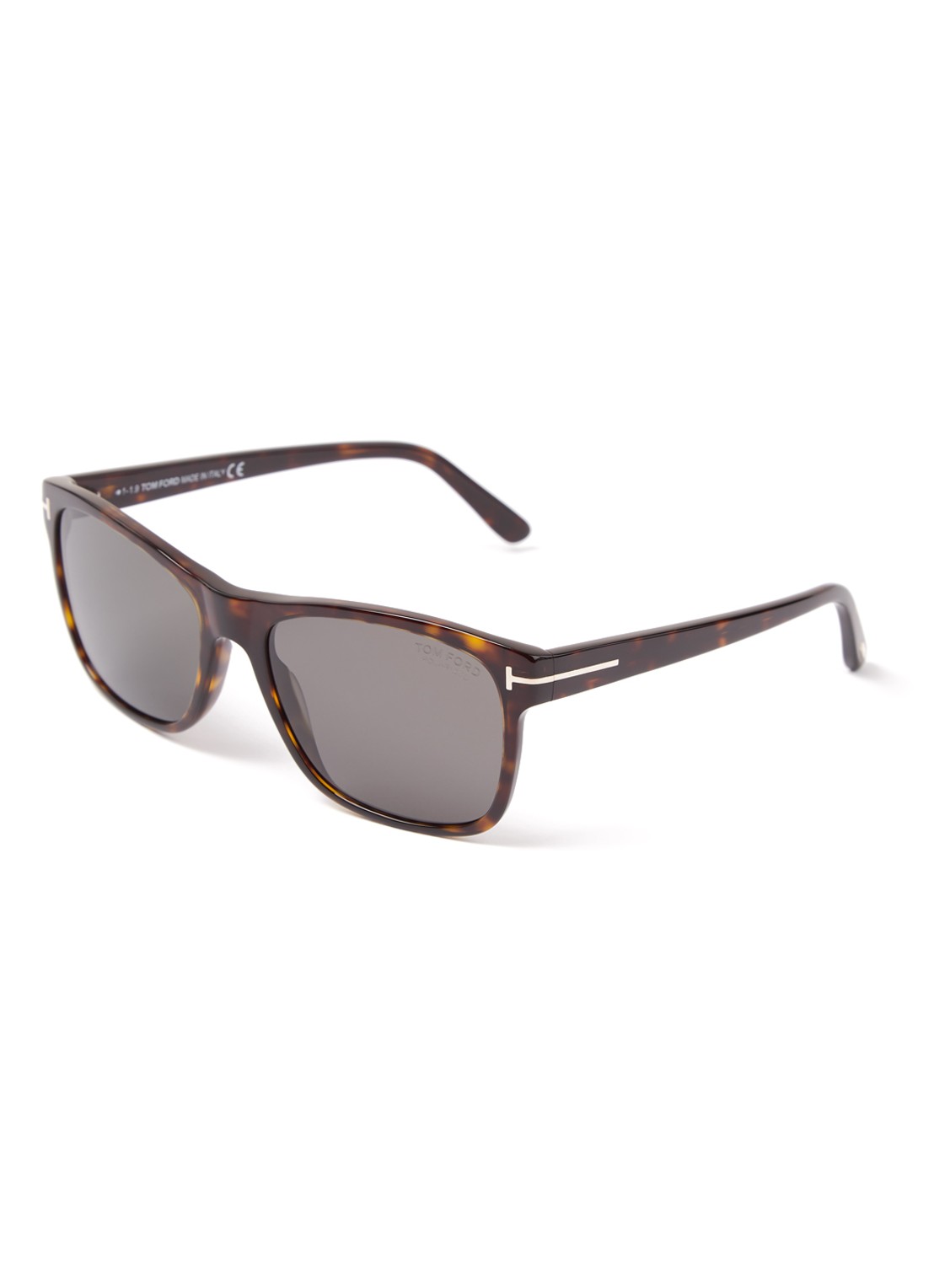 TOM FORD Zonnebril Giulio gepolariseerd FT0698 - voorkant 4 donkerbruin