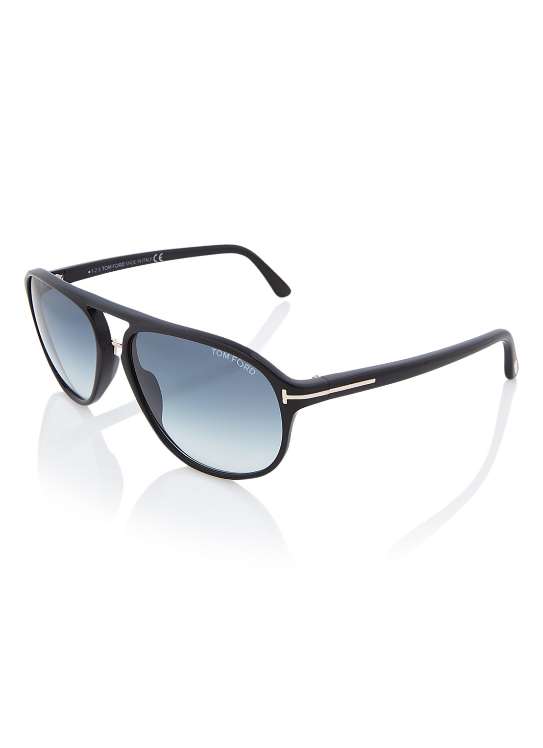 TOM FORD Zonnebril Jacob FT0447 - voorkant zwart