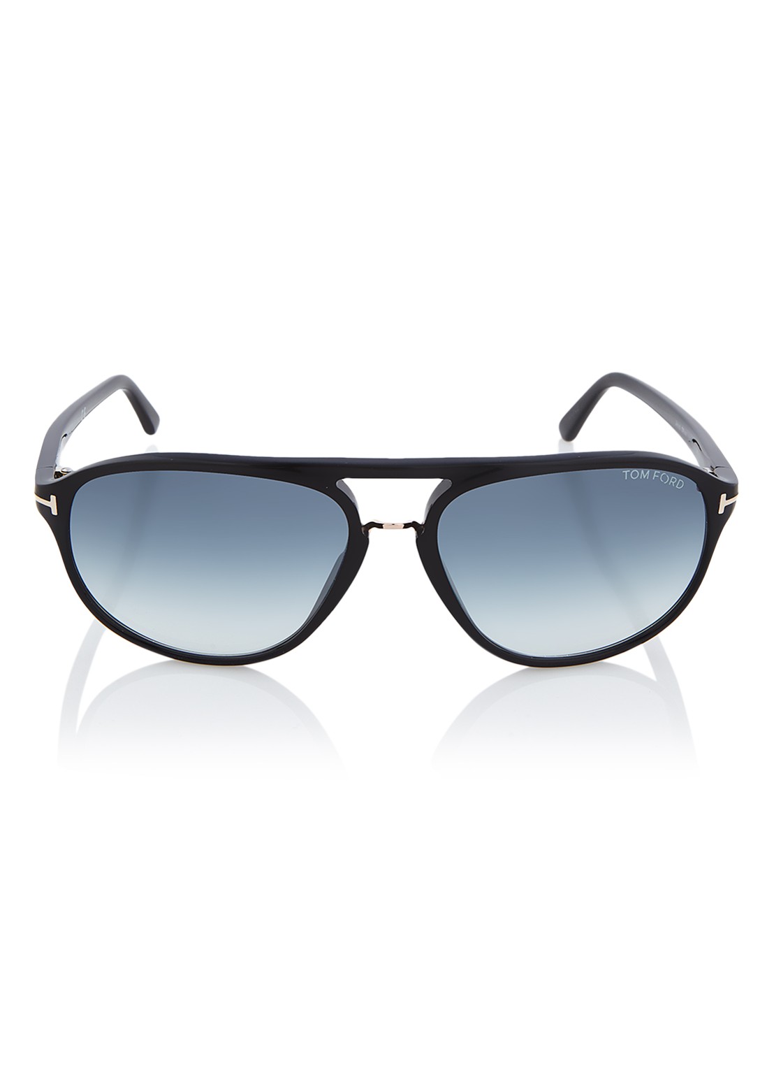 TOM FORD Zonnebril Jacob FT0447 - voorkant 2 zwart