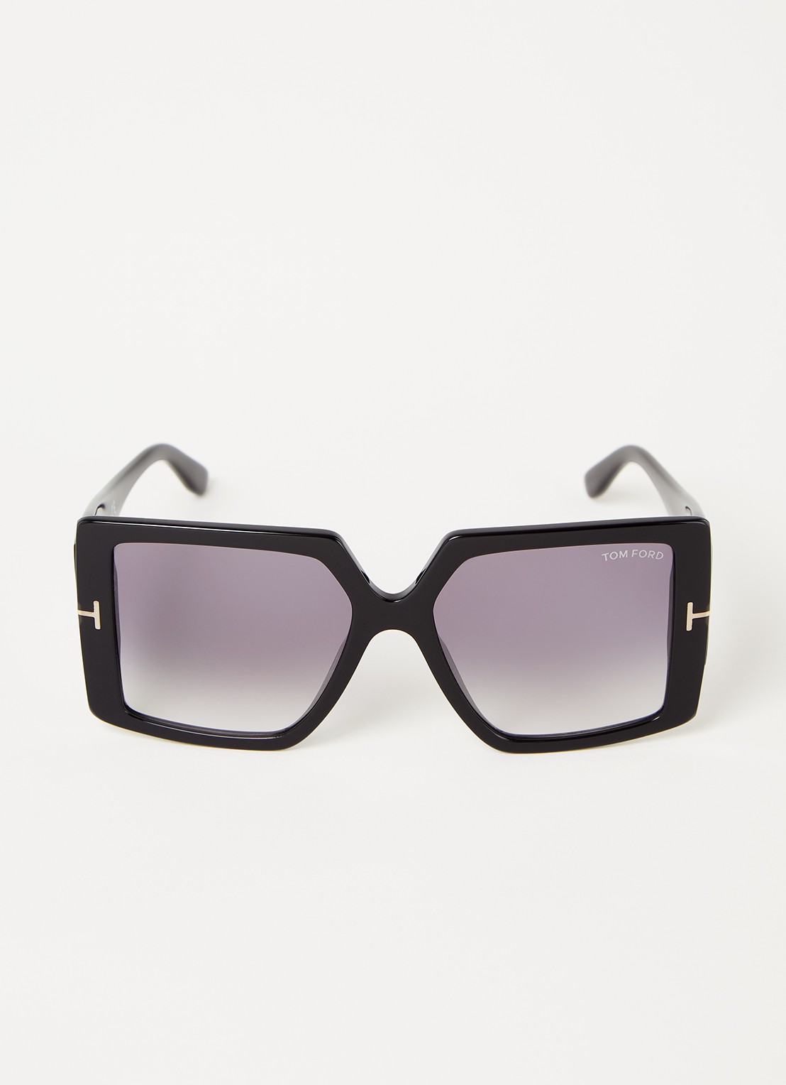 TOM FORD Zonnebril Quinn FT0790  - voorkant 2 zwart