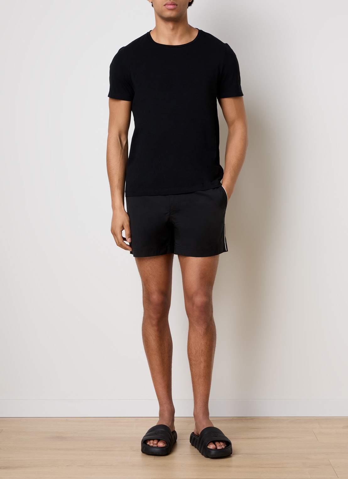 TOM FORD Zwemshorts met steekzakken - voorkant 5 zwart