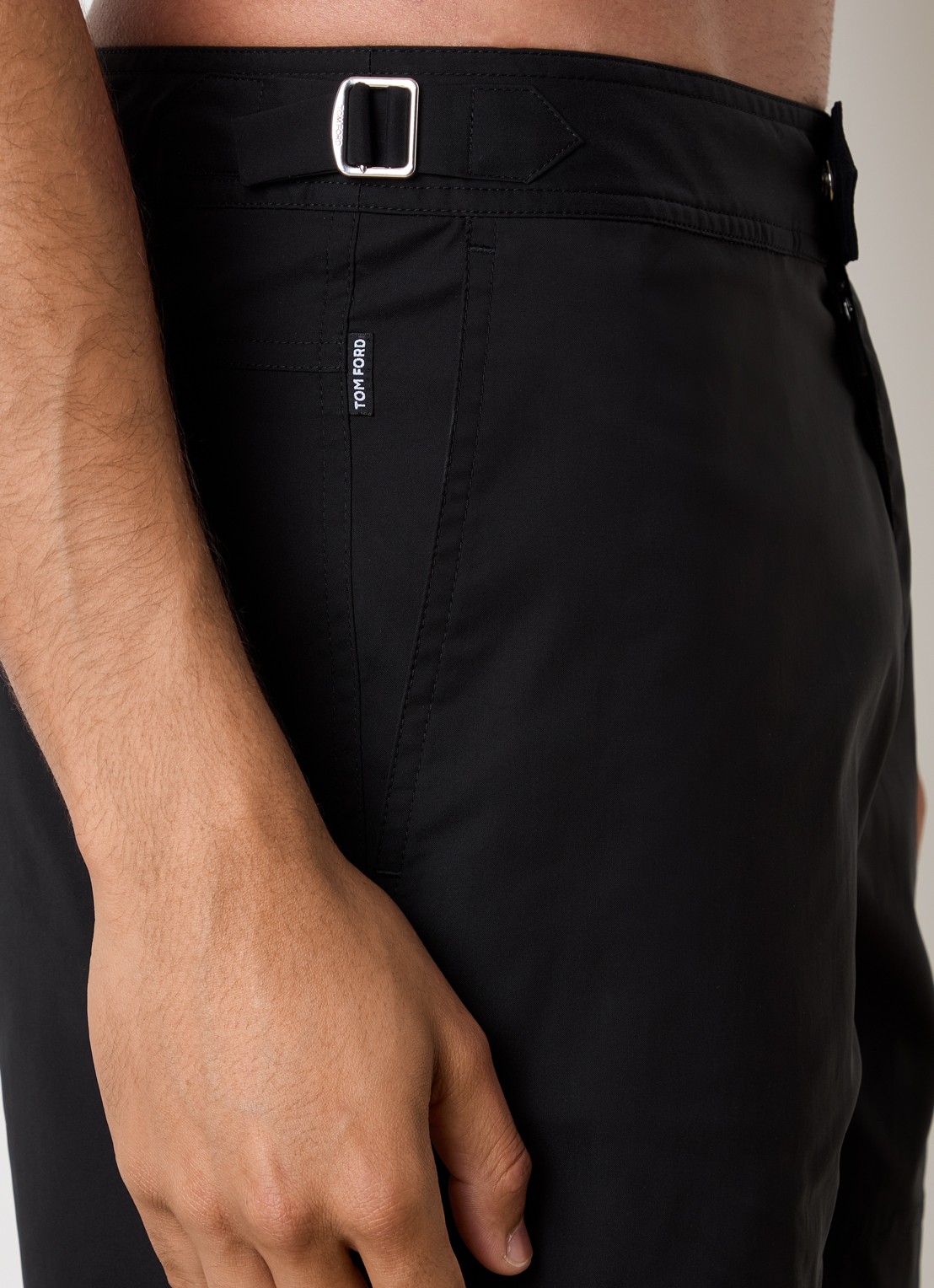 TOM FORD Zwemshorts met steekzakken - detail 4 zwart