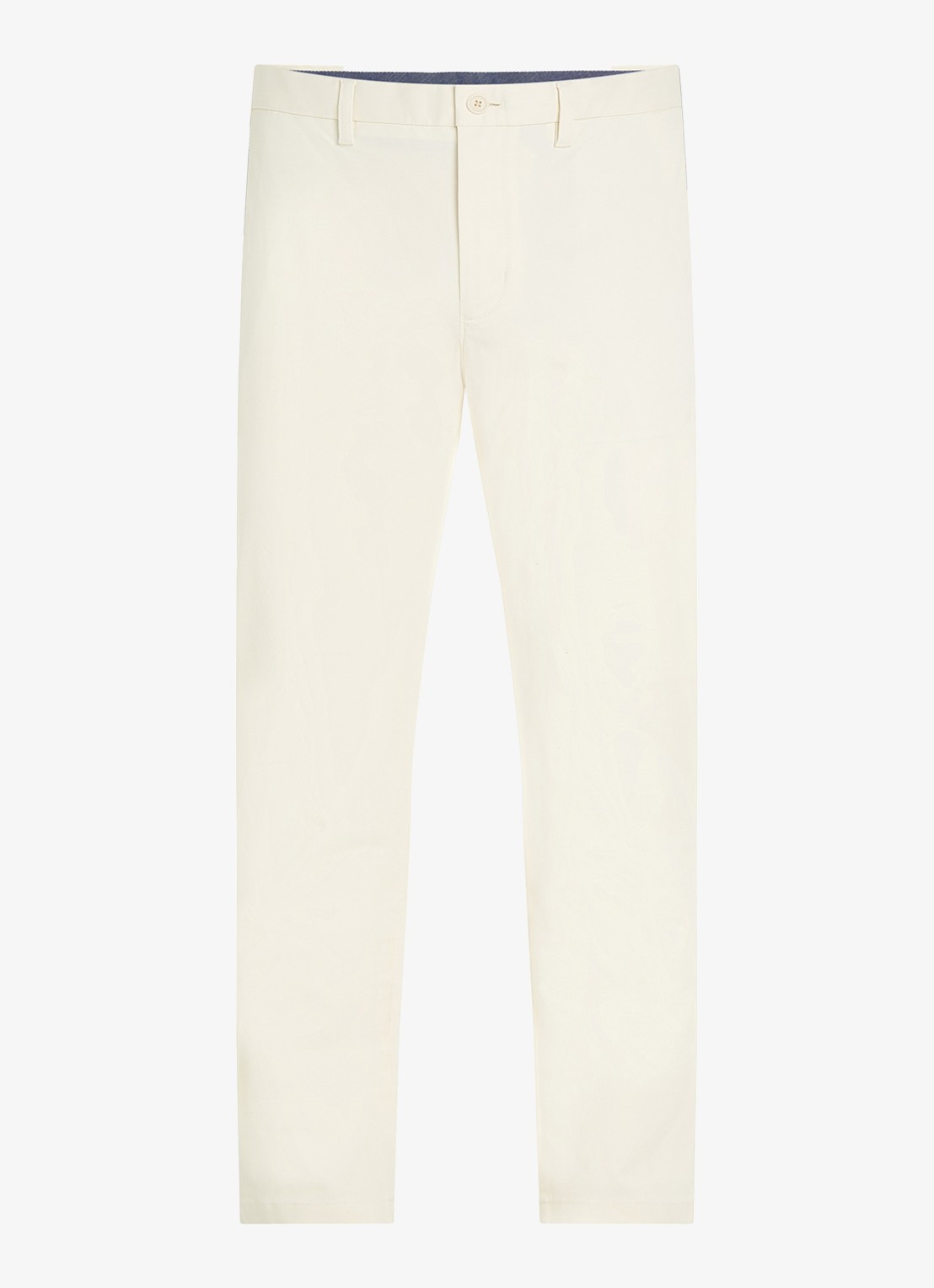 Tommy Hilfiger 1985 Denton straight fit chino met steekzakken - voorkant 2 beige