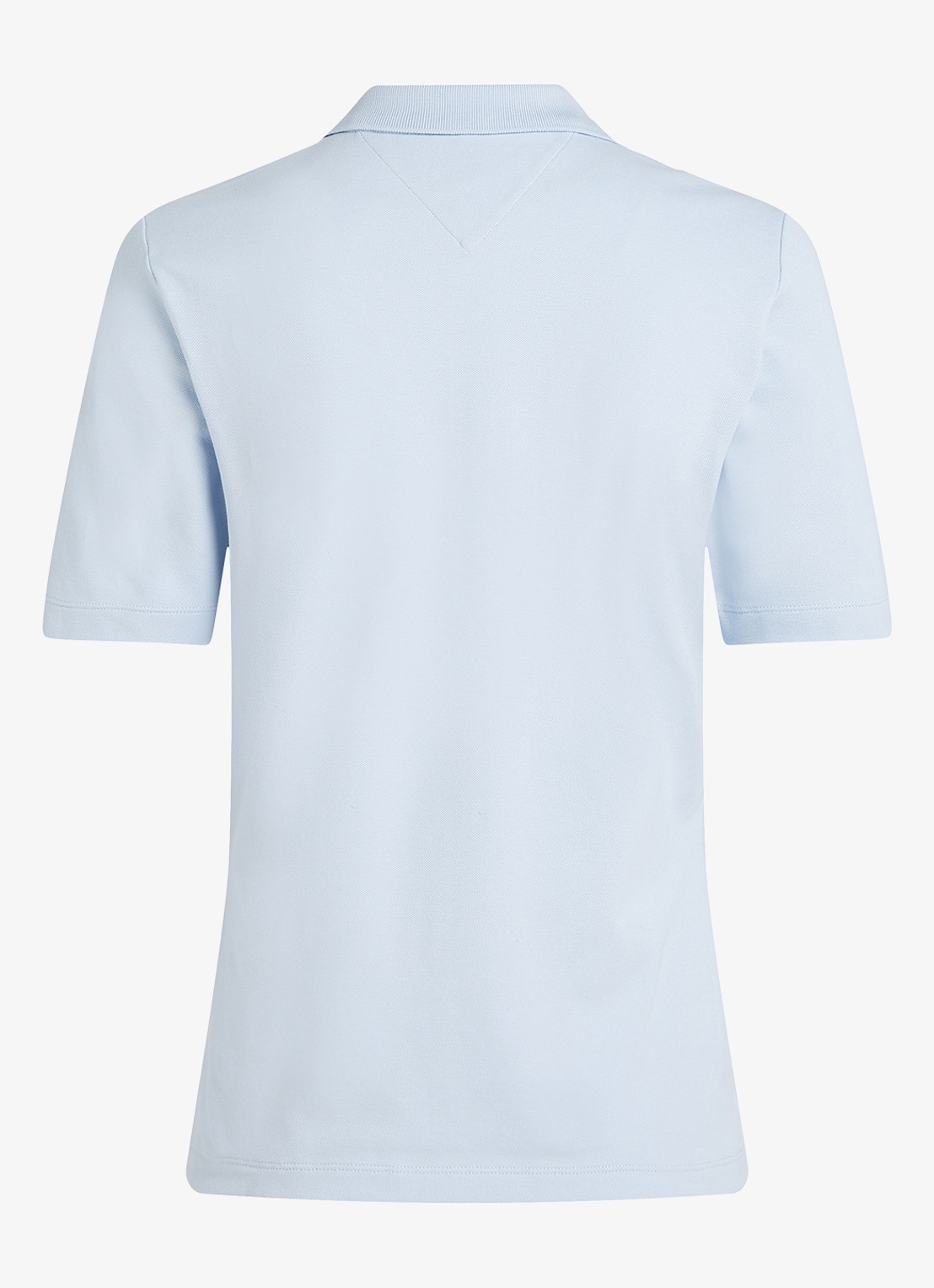 Tommy Hilfiger 1985 regular fit polo van  katoen met logo - detail 4 lichtblauw