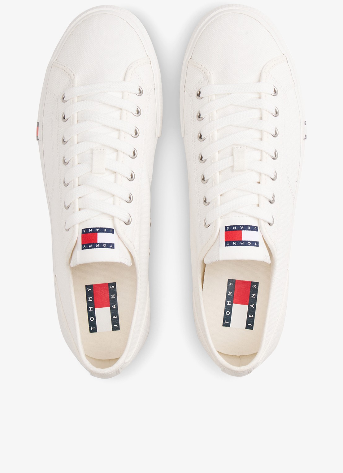 Tommy Hilfiger Archive Vulc sneaker met doorgestikte details  - detail 5 beige