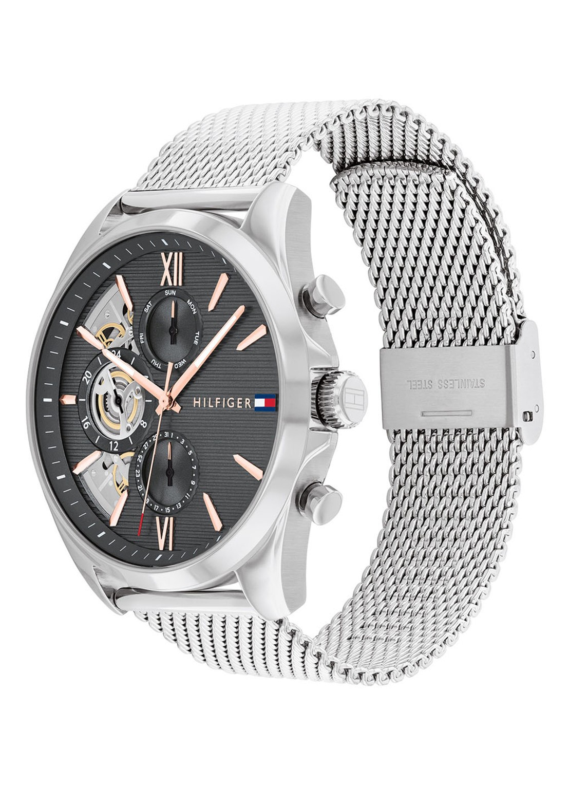 Tommy Hilfiger Baker horloge TH1710646  - detail 3 zilver