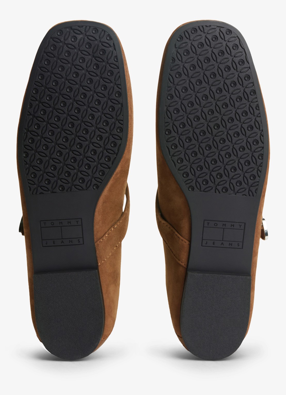 Tommy Hilfiger Ballerina van schapenleer - detail 6 lichtbruin