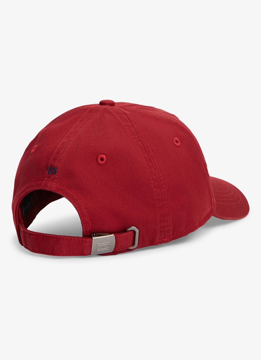 Tommy Hilfiger Baseball pet met logoborduring - voorkant 3 regatta red-xit / rood