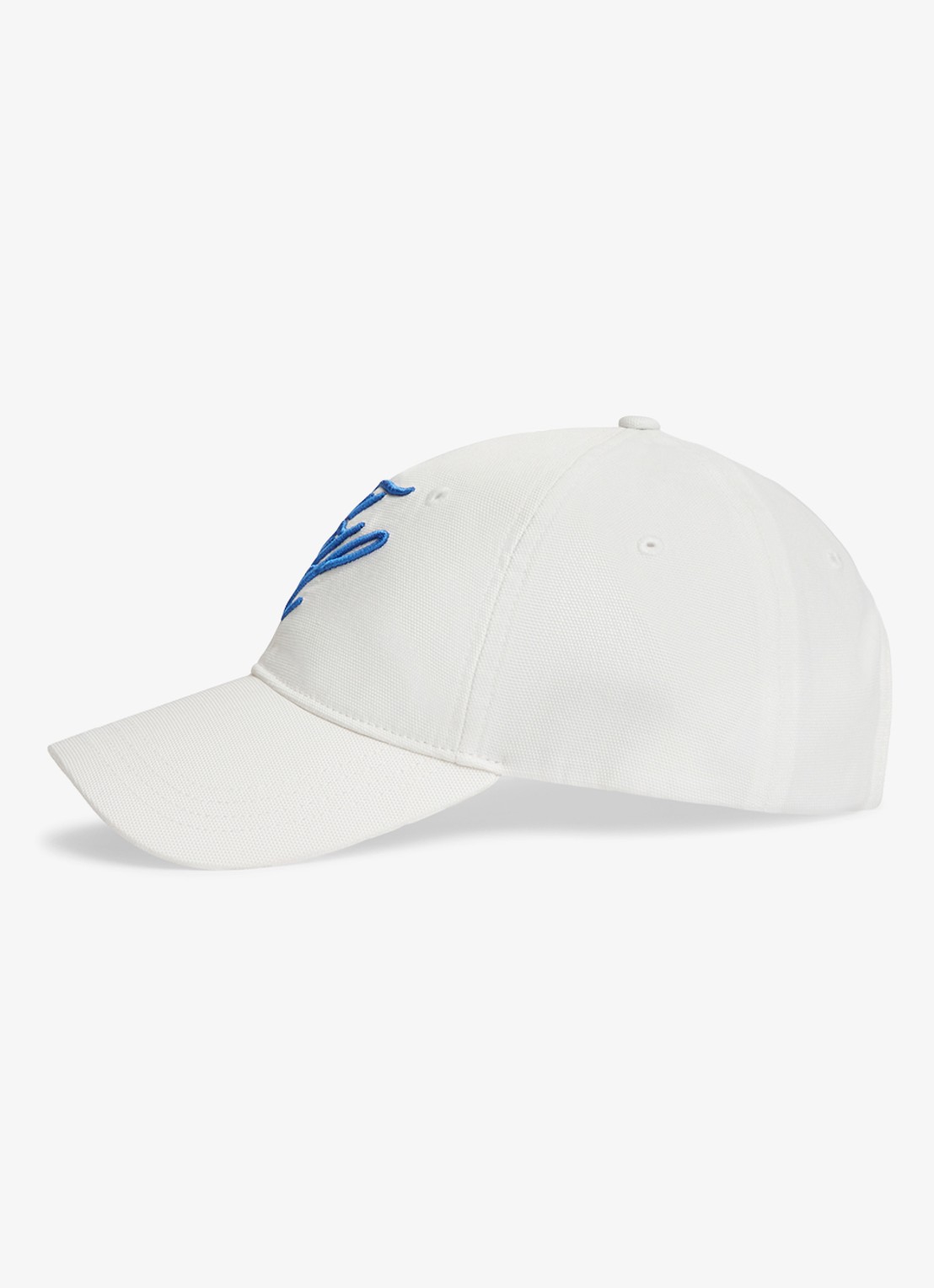 Tommy Hilfiger Baseball pet met logoborduring - achterkant 3 wit