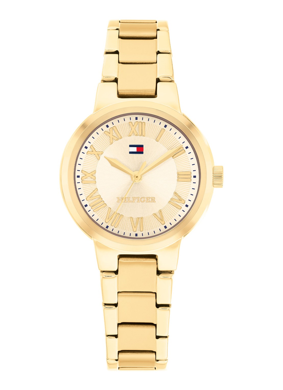 Tommy Hilfiger Becca horloge TH1782905  - voorkant 3 goud