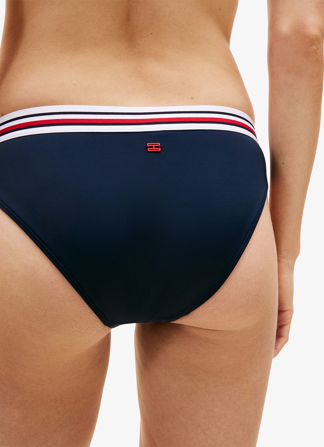 Tommy Hilfiger Bikinislip met logoband - detail 4 donkerblauw