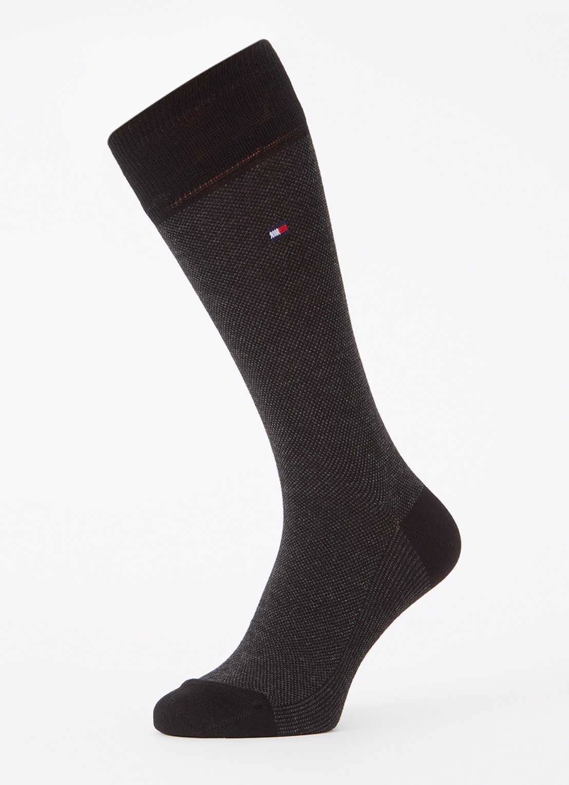 Tommy Hilfiger Birdseye sokken in 2-pack - detail 3 zwart