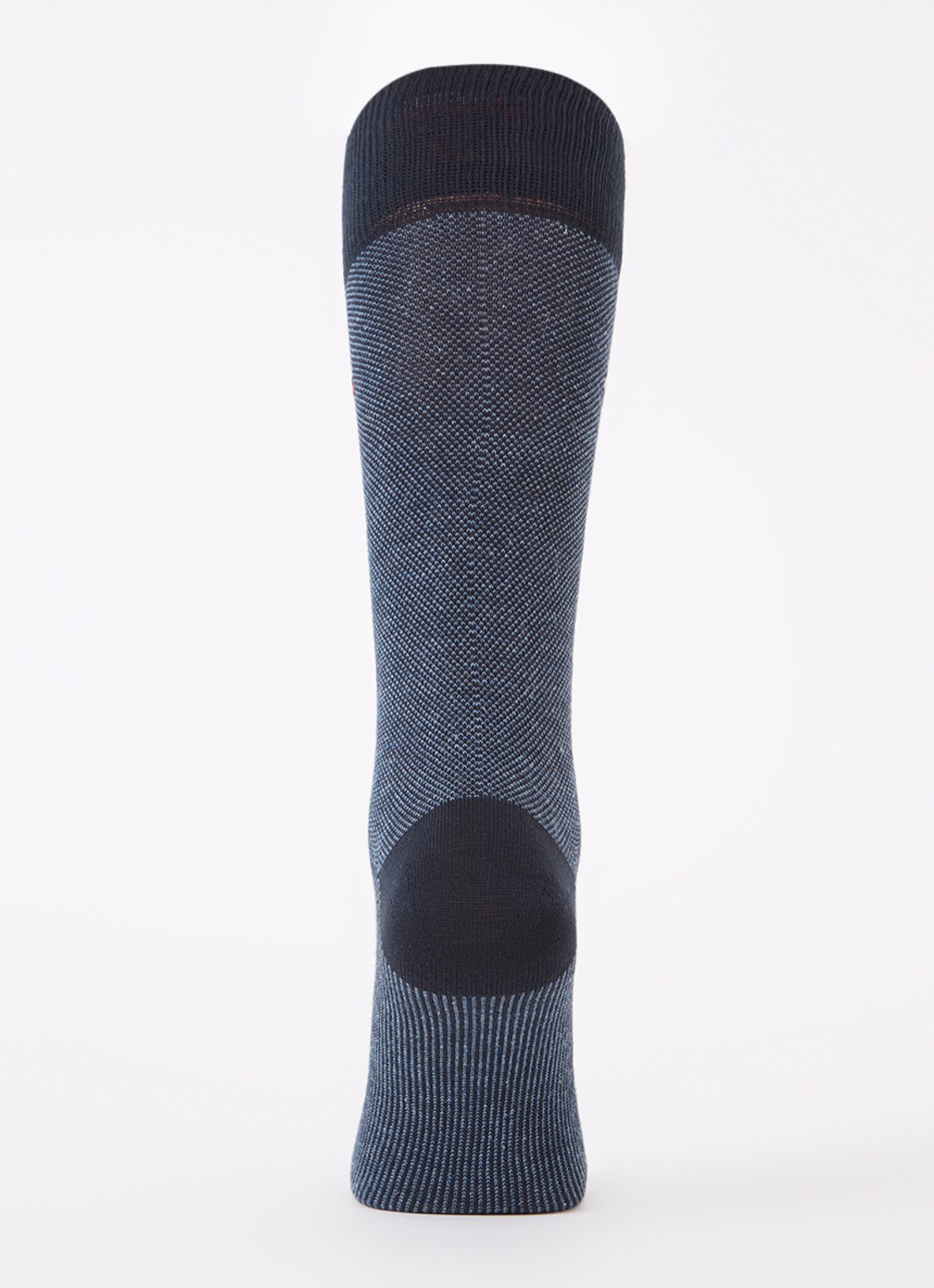 Tommy Hilfiger Birdseye sokken in 2-pack - voorkant 3 donkerblauw