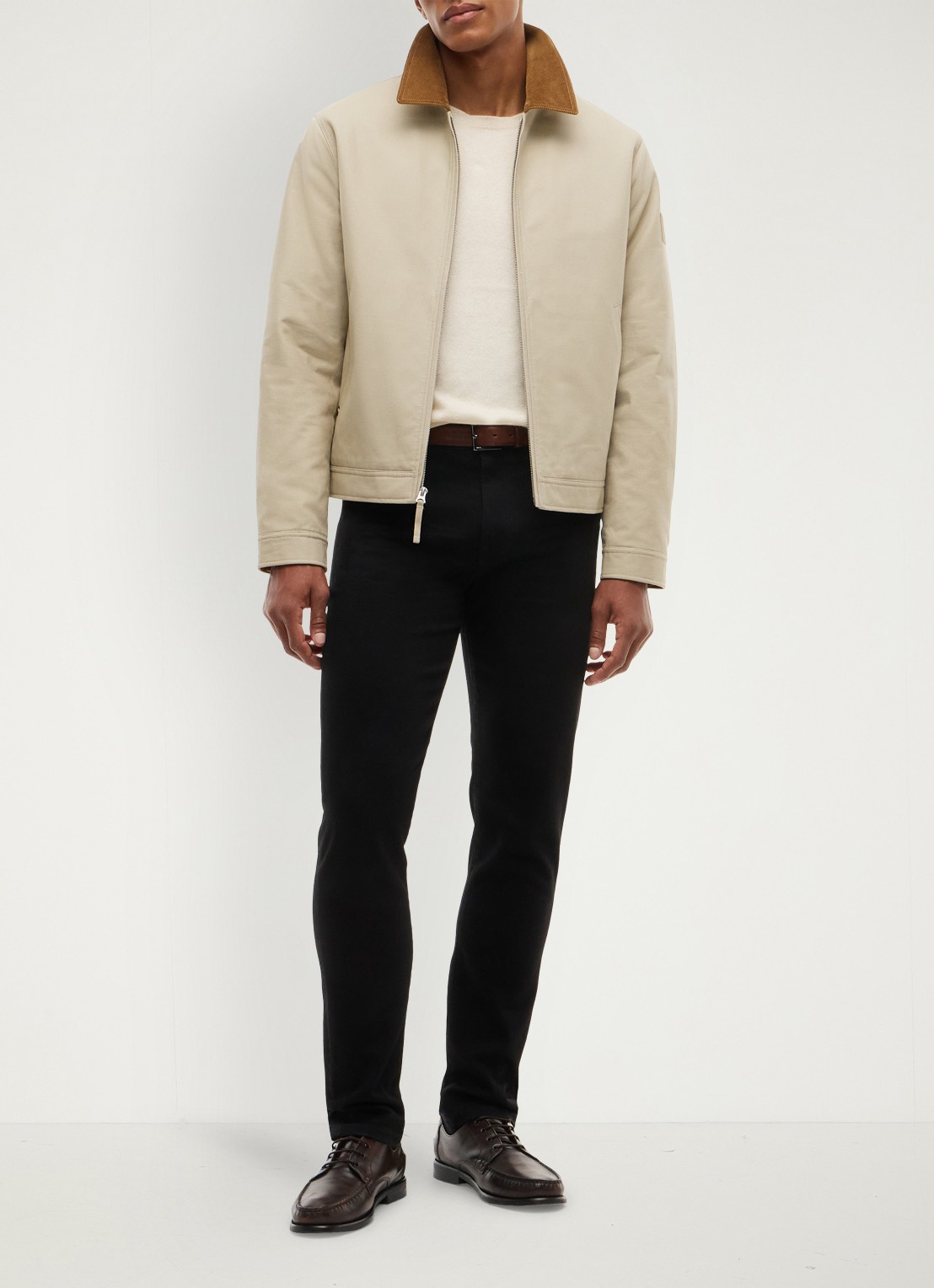Tommy Hilfiger Bleeker slim fit jeans met gekleurde wassing - voorkant 7 zwart