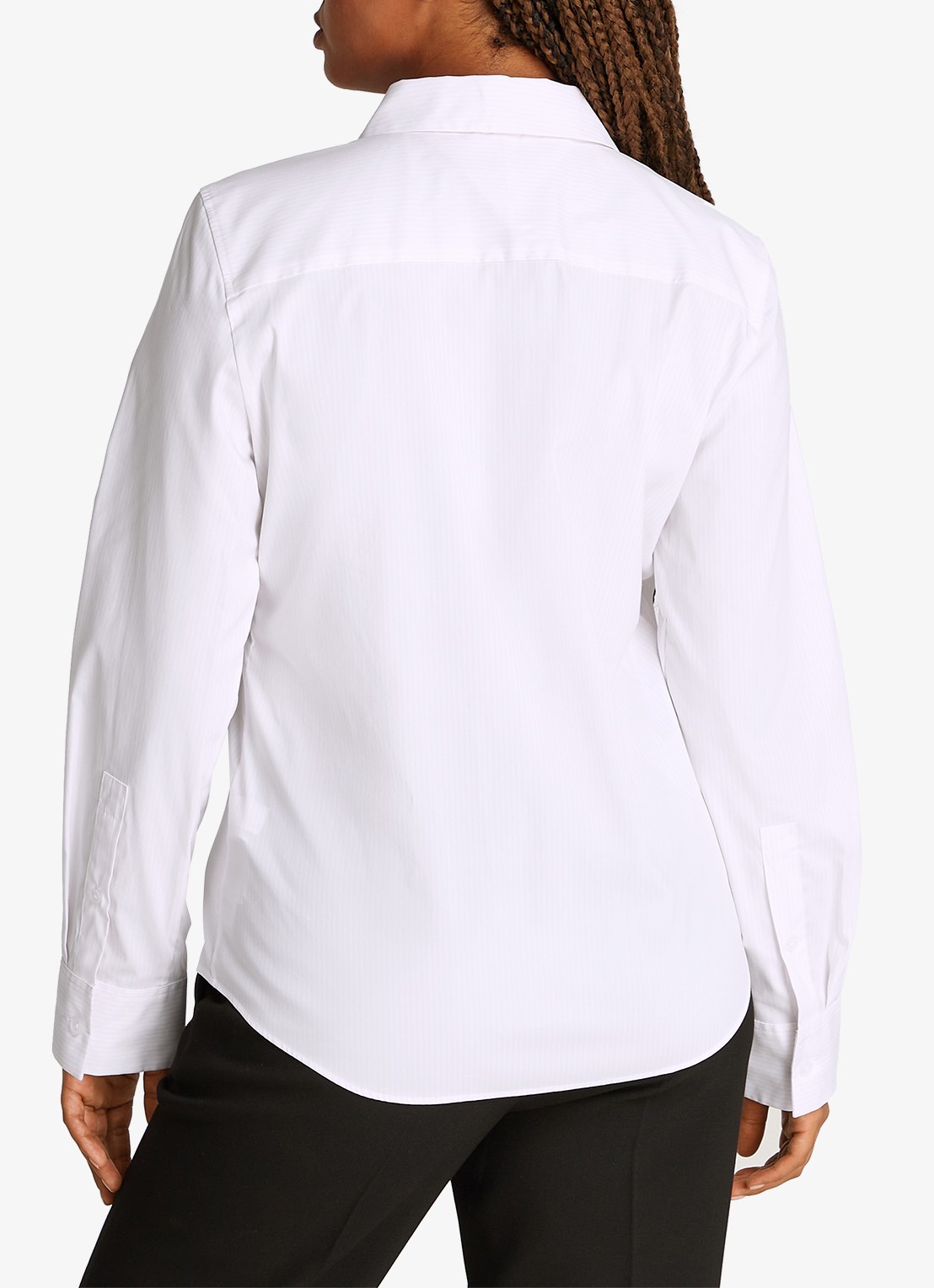 Tommy Hilfiger Blouse met logo - achterkant 5 lichtroze