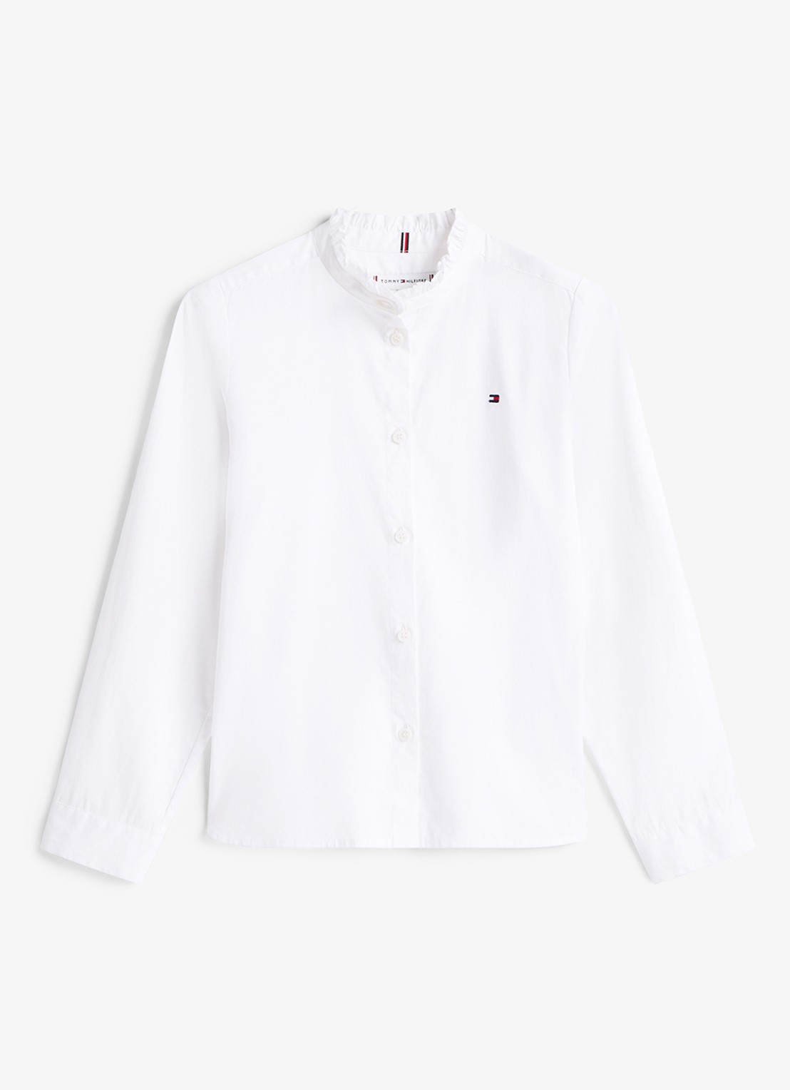 Tommy Hilfiger Blouse met logo - voorkant wit